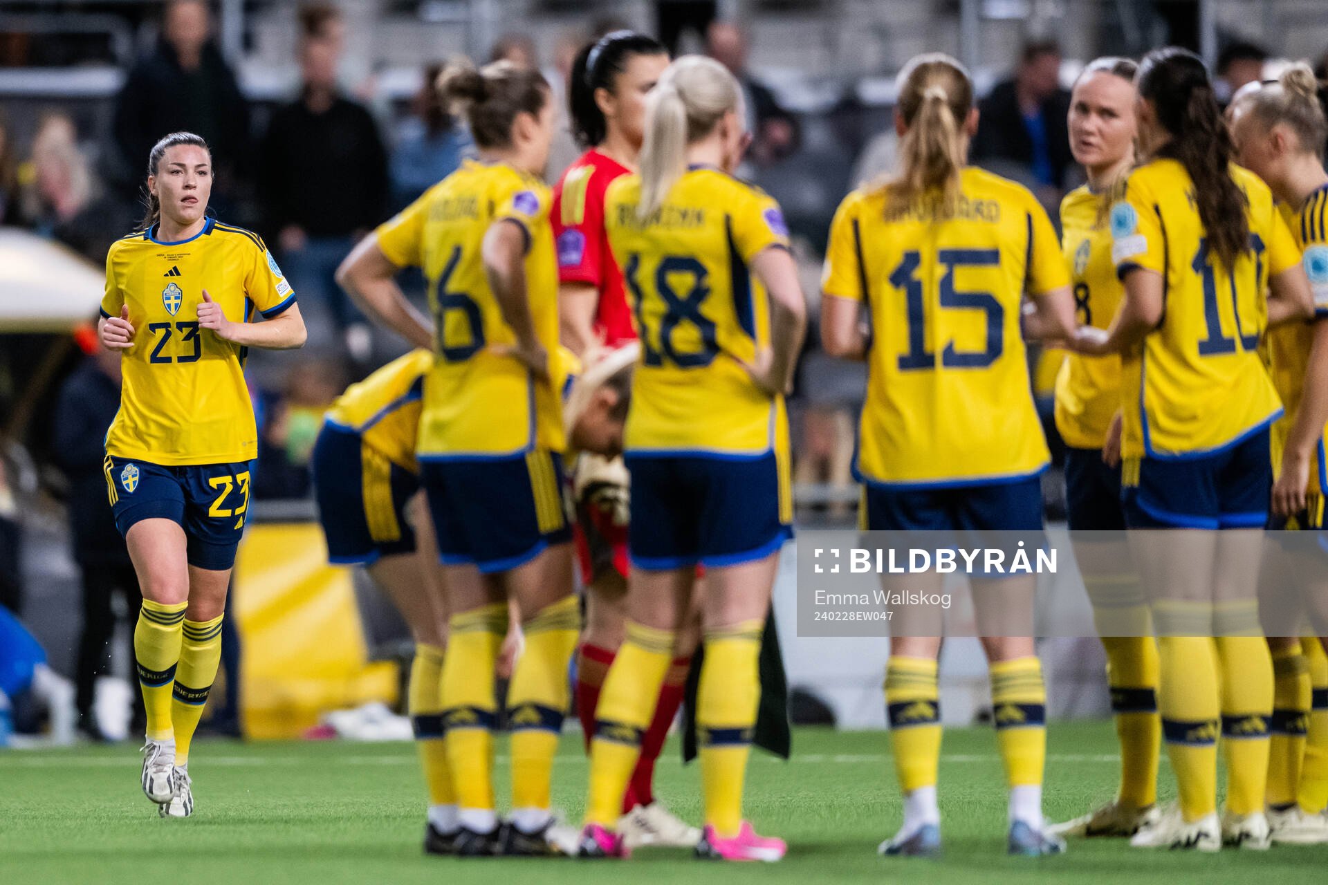 Pauline Hammarlund of Sweden is substituted