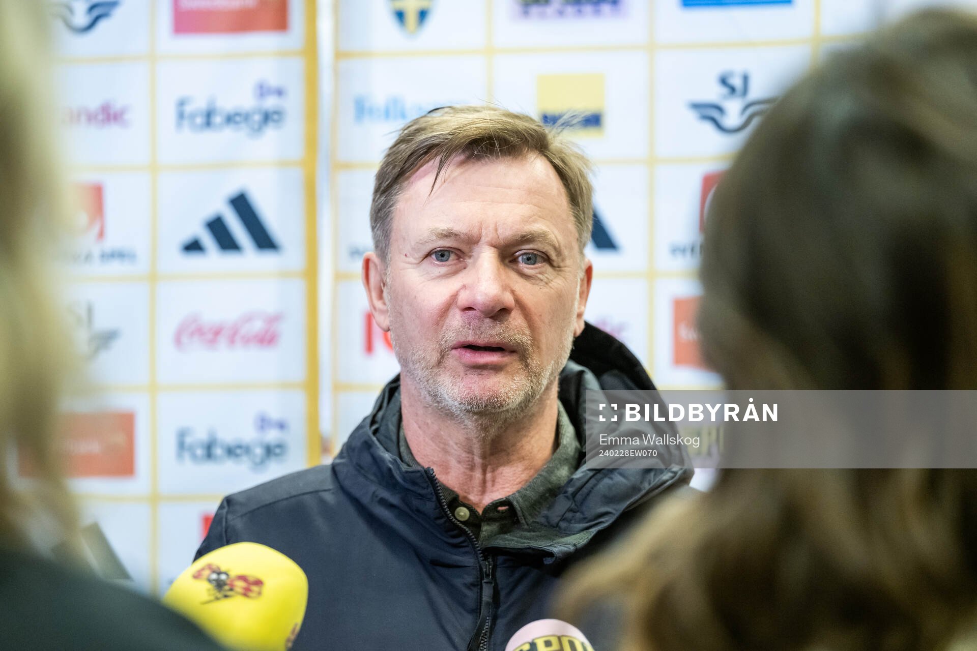 Head coach Peter Gerhardsson of Sweden