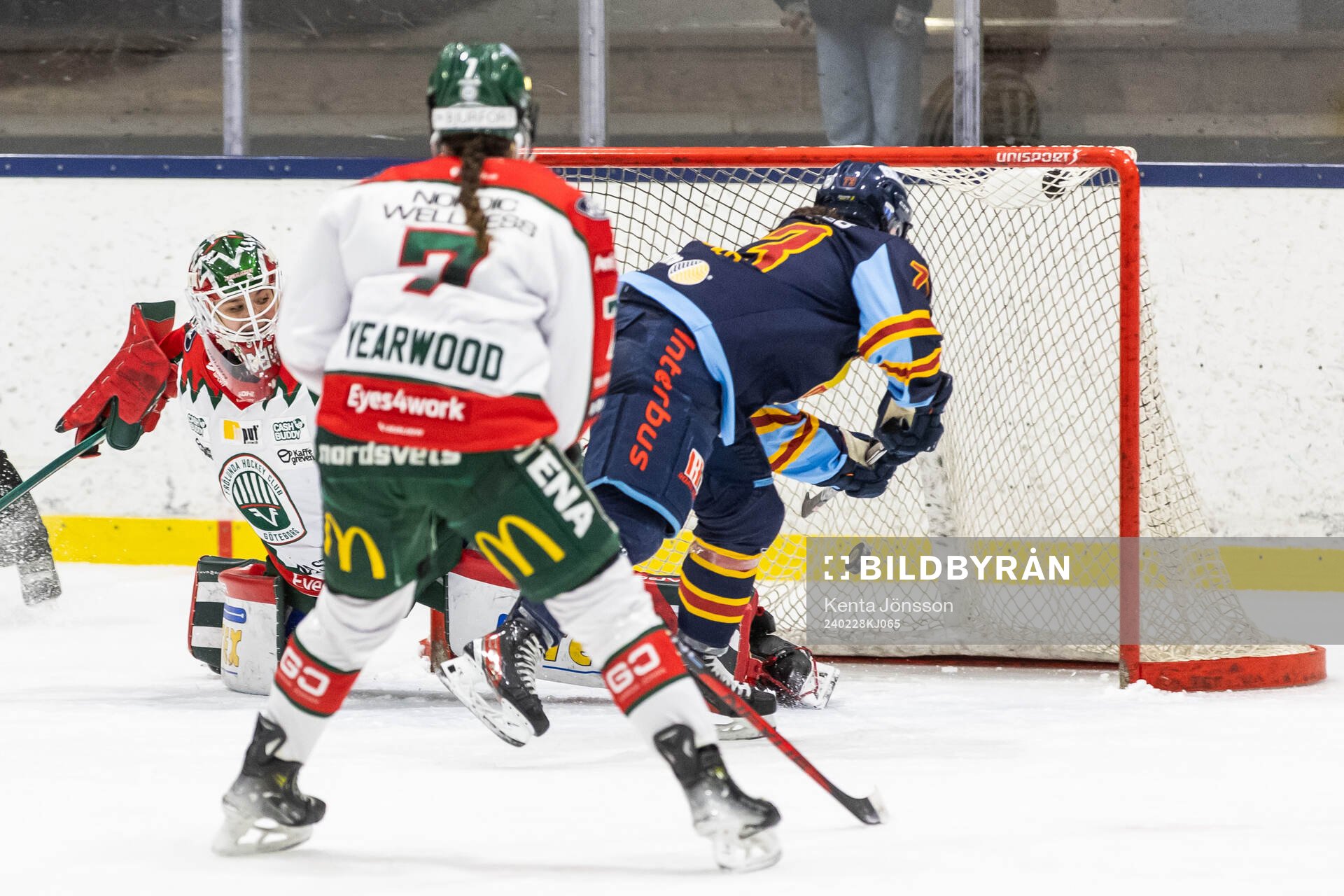 Djurgårdens Hana Haasova gör 4-3 bakom Frölundas