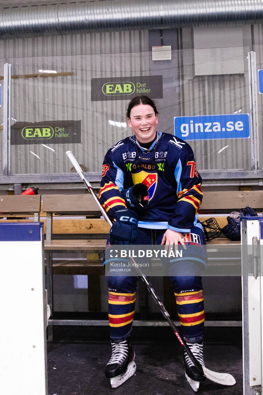 Djurgårdens Hana Haasova jublar