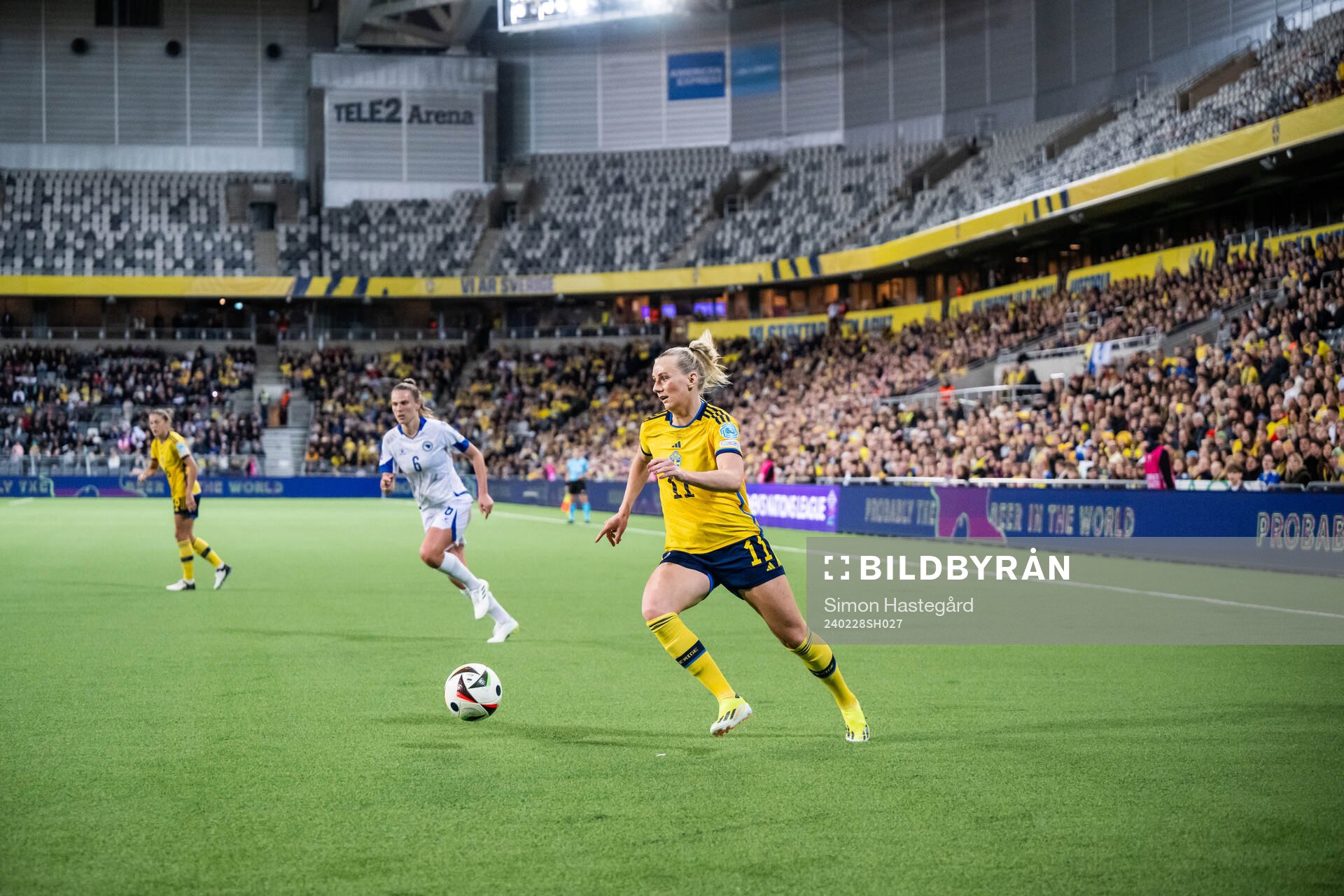 Stina Blackstenius of Sweden