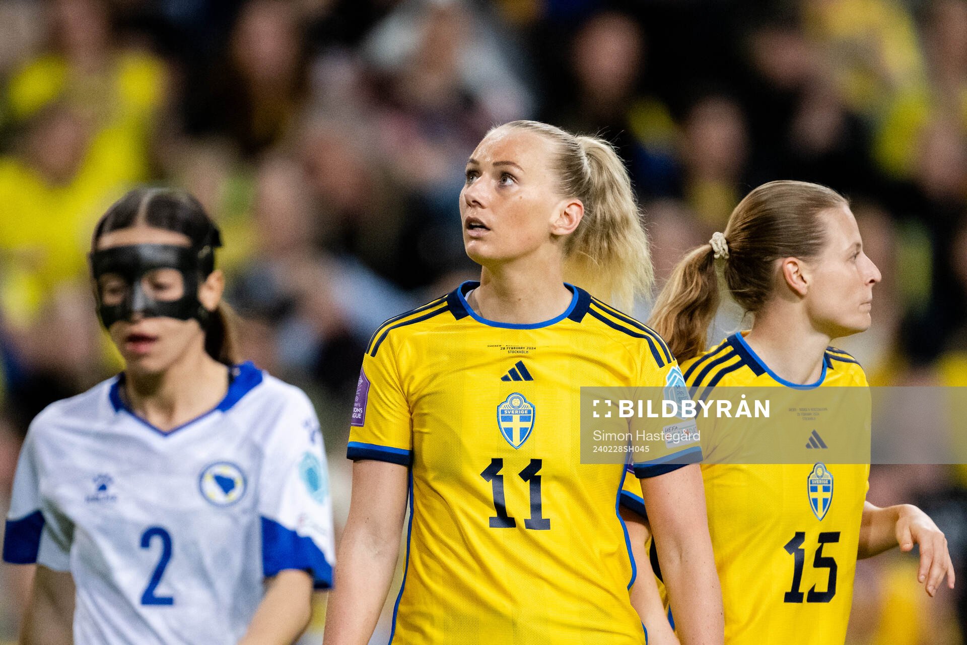 Stina Blackstenius of Sweden