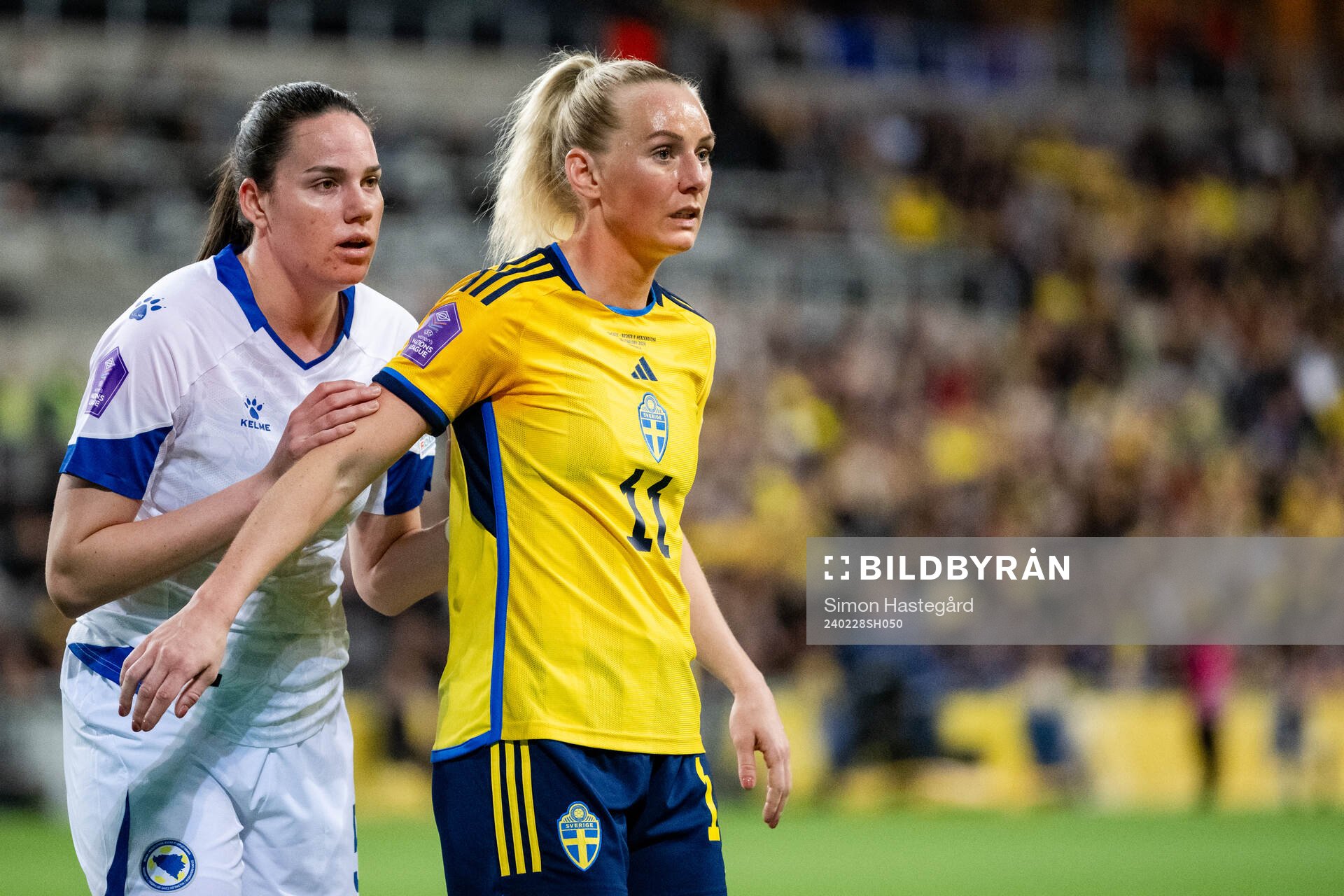 Stina Blackstenius of Sweden