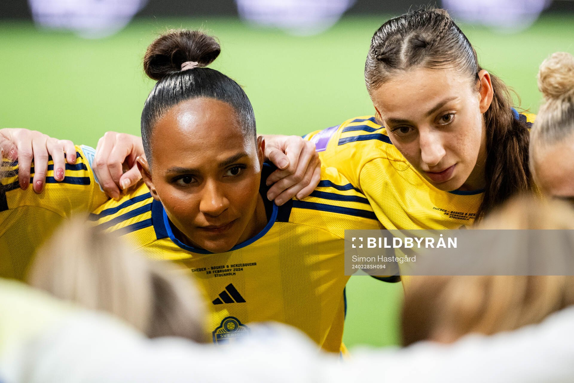 Madelen Janogy and Rusul Rosa Kafaji of Sweden