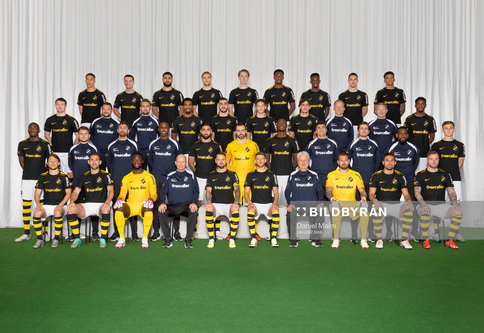 AIK poserar för en lagbild