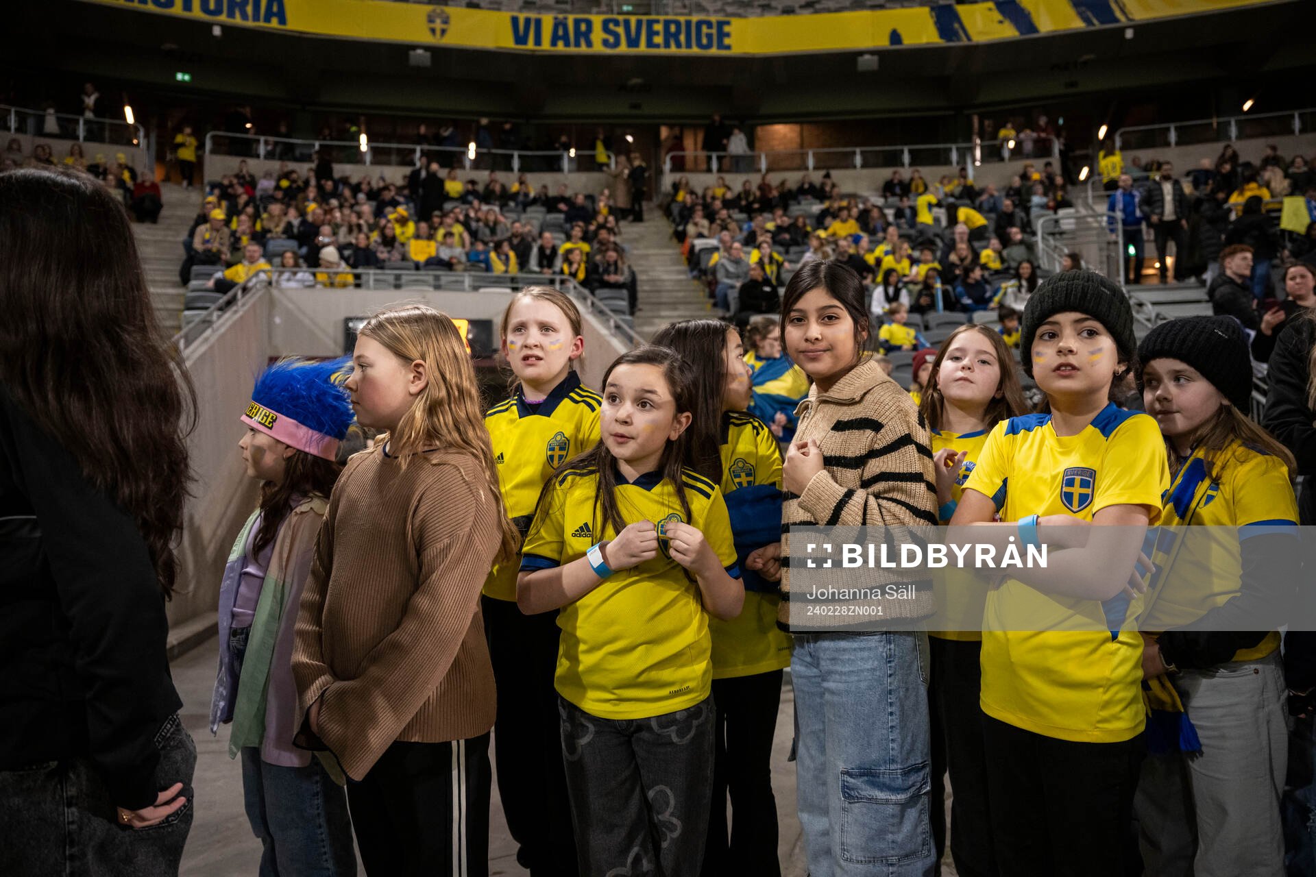 Kids from the ”En bättre väg” project