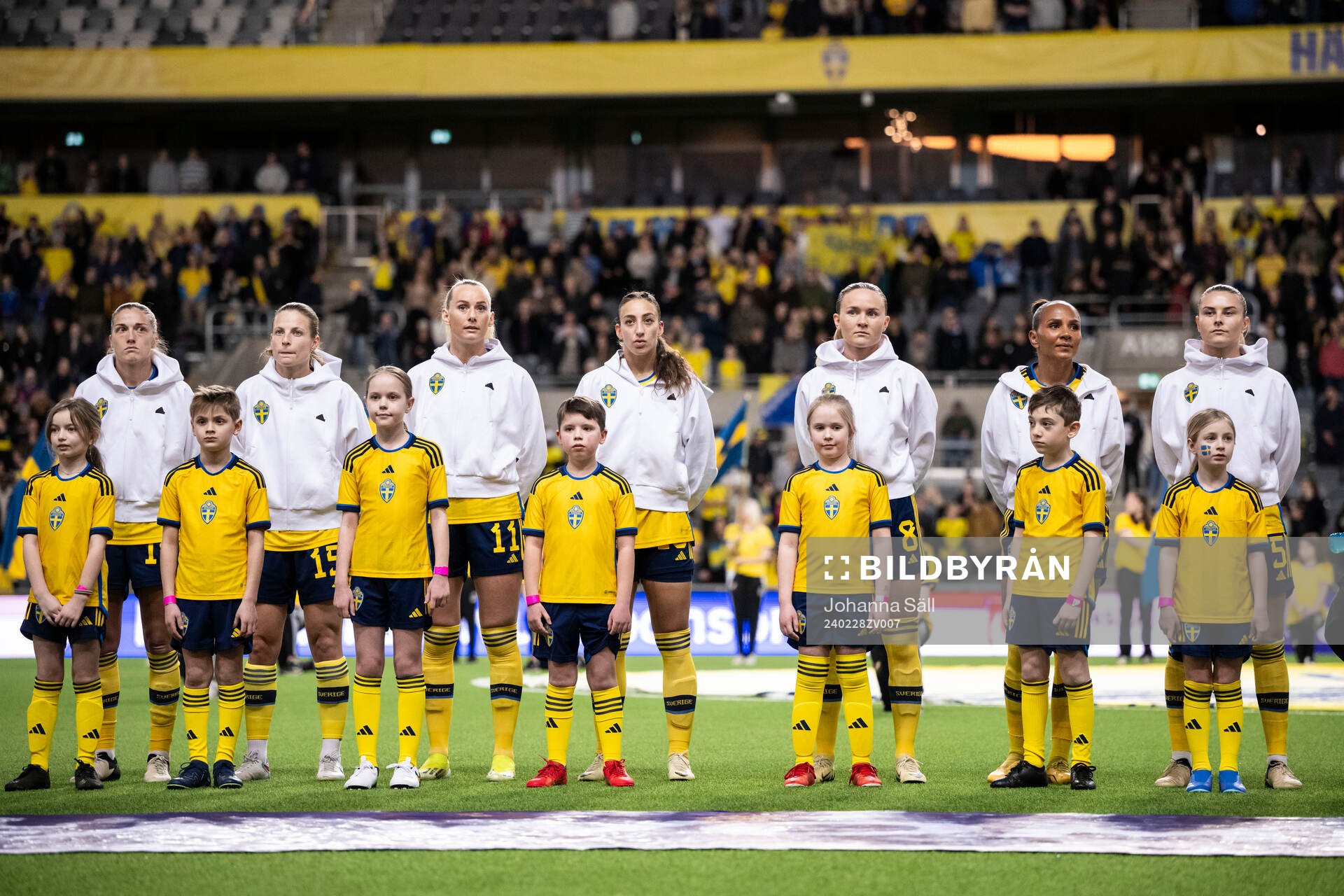 Filippa Angeldahl, Anna Anvegård, Stina Blackstenius,
