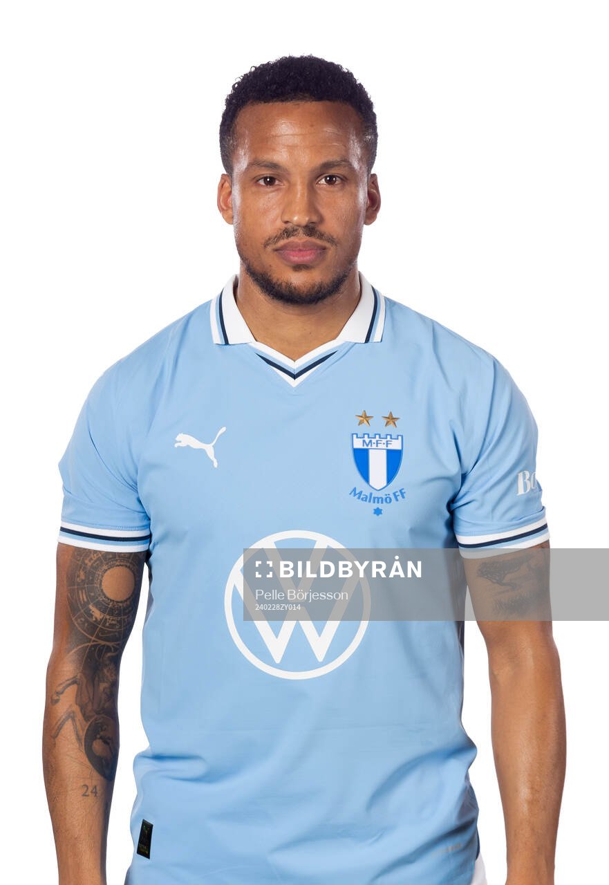 Malmös Martin Olsson  poserar för ett porträtt den 28 februari 2024 i Malmö.