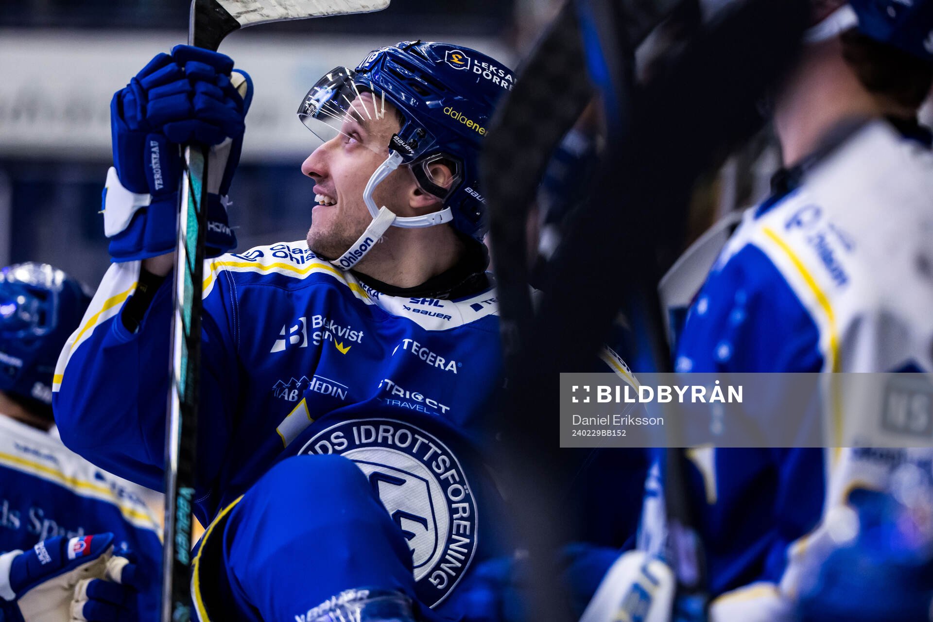Leksands Max Veronneau jublar