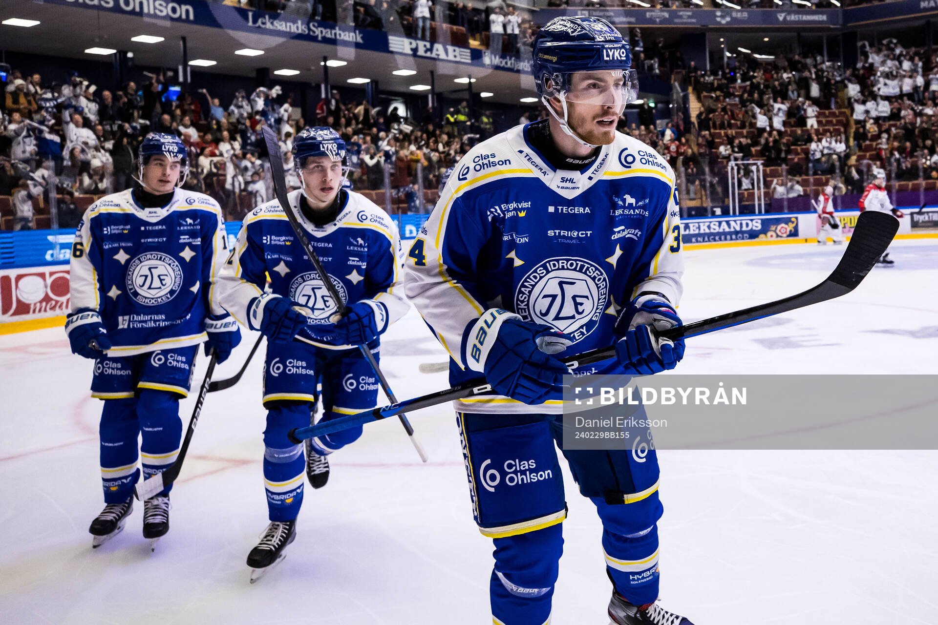 Leksands Peter Cehlarik jublar