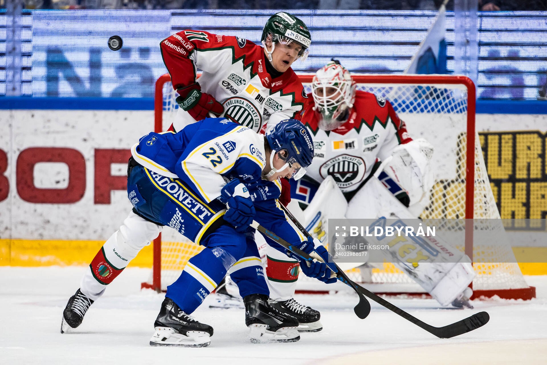 Frölundas Erik Borg och Leksands Lukas Vejdemo