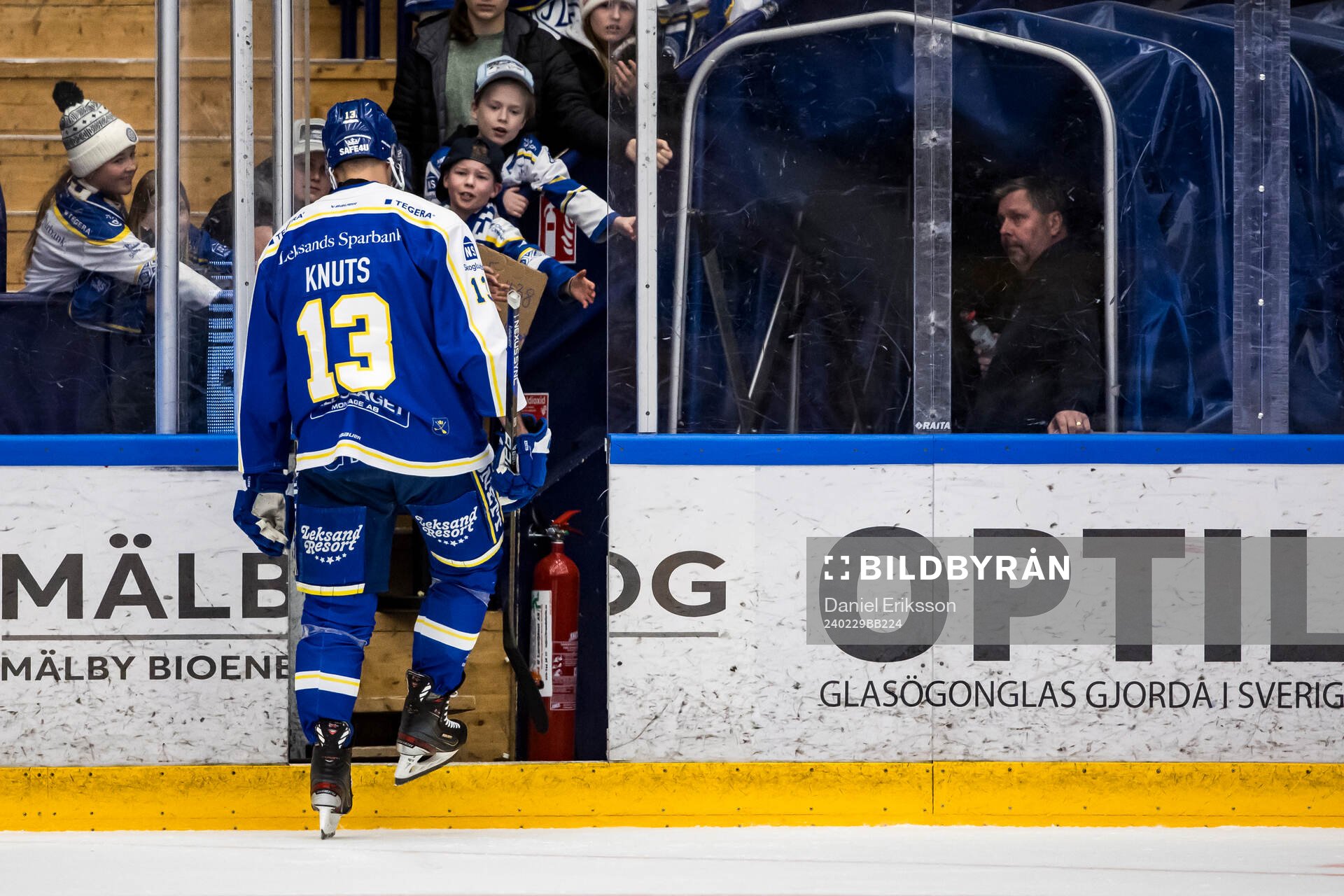 Leksands Jon Knuts lämnar isen