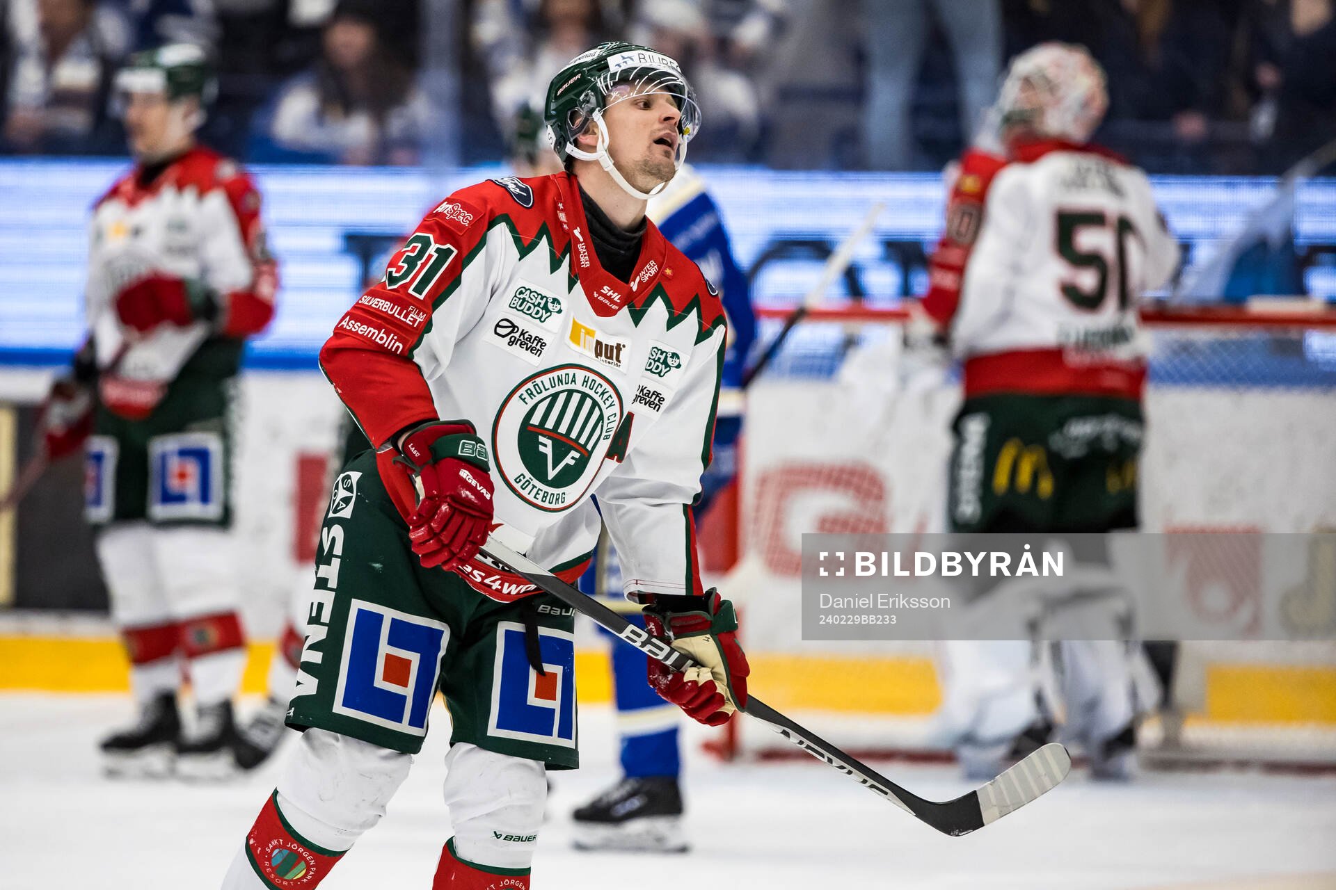 Frölundas Nicklas Lasu deppar