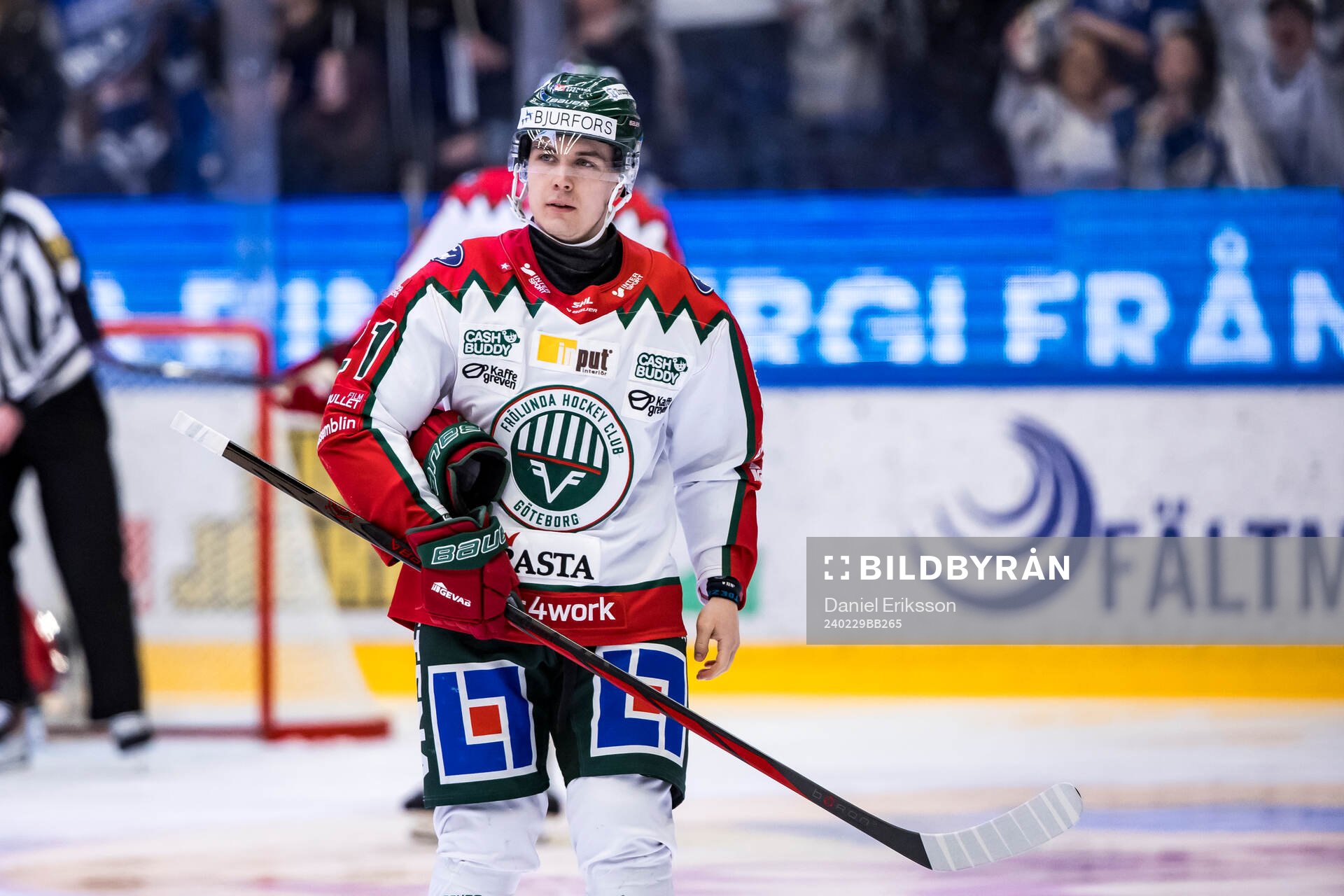 Frölundas Nicklas Lasu deppade