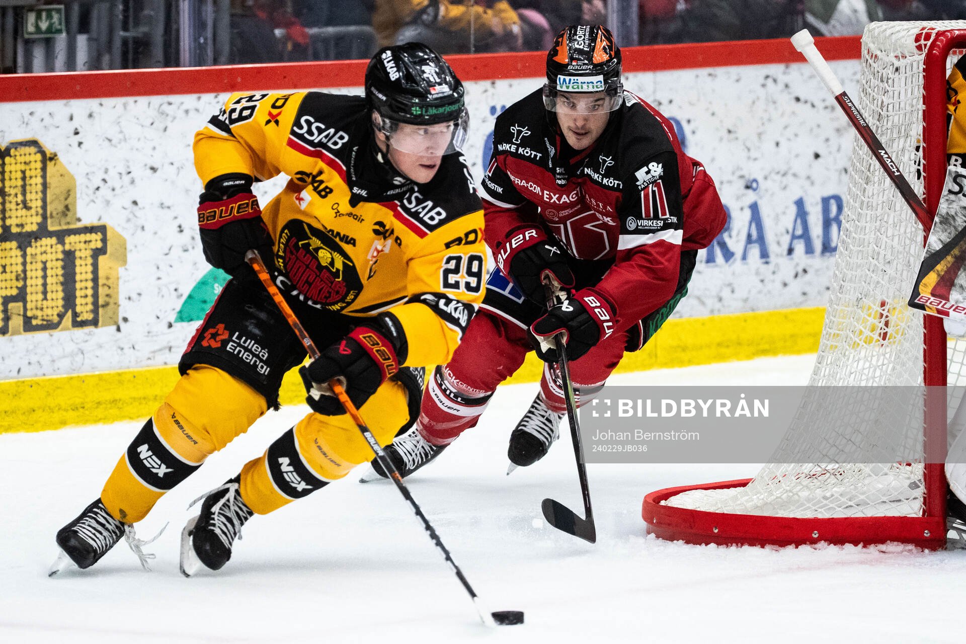 Luleås Erik Gustafsson och Örebros Danick Martel