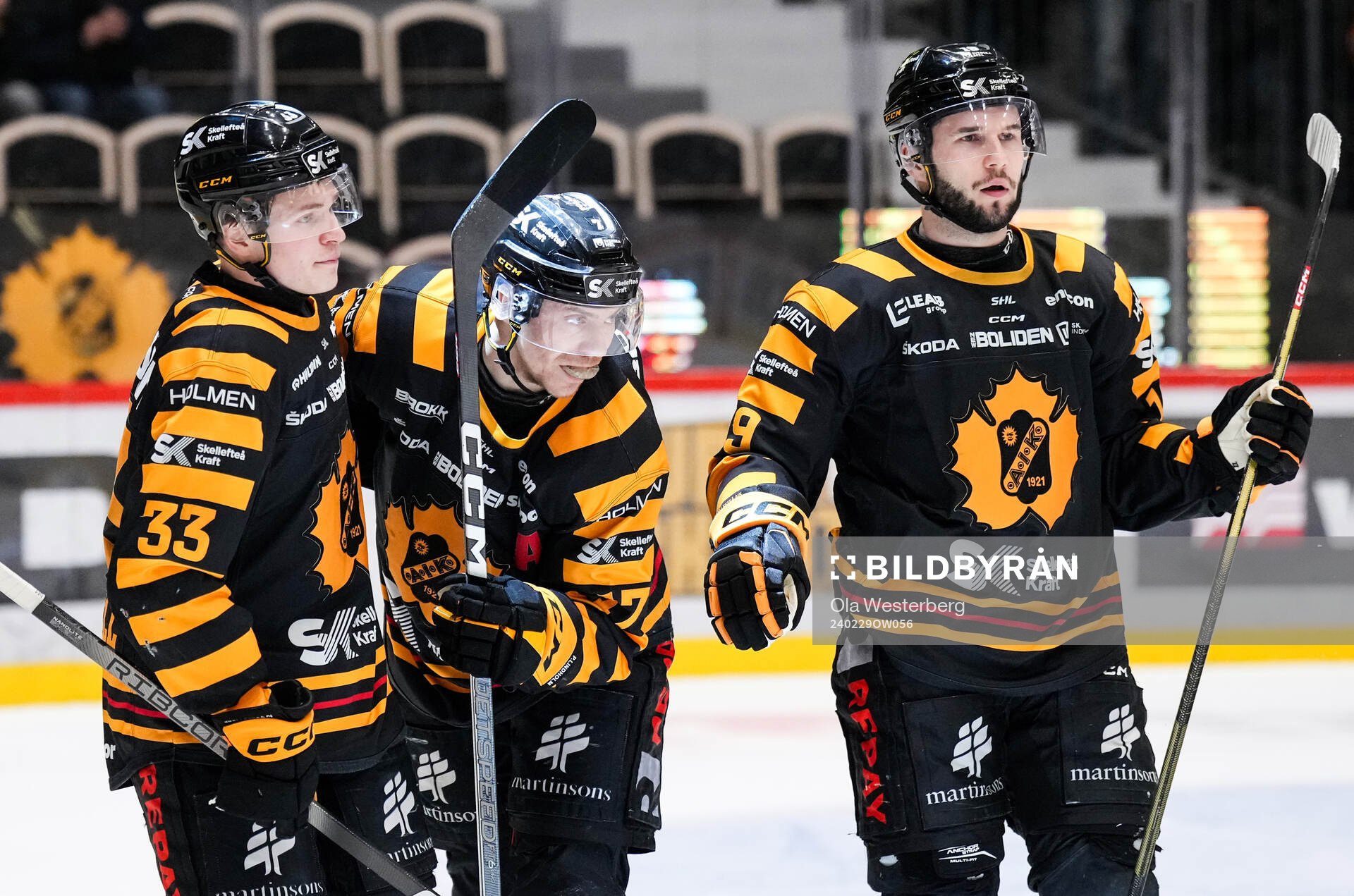 Skellefteås Zeb Forsfjäll, Pär Lindholm och Martins
