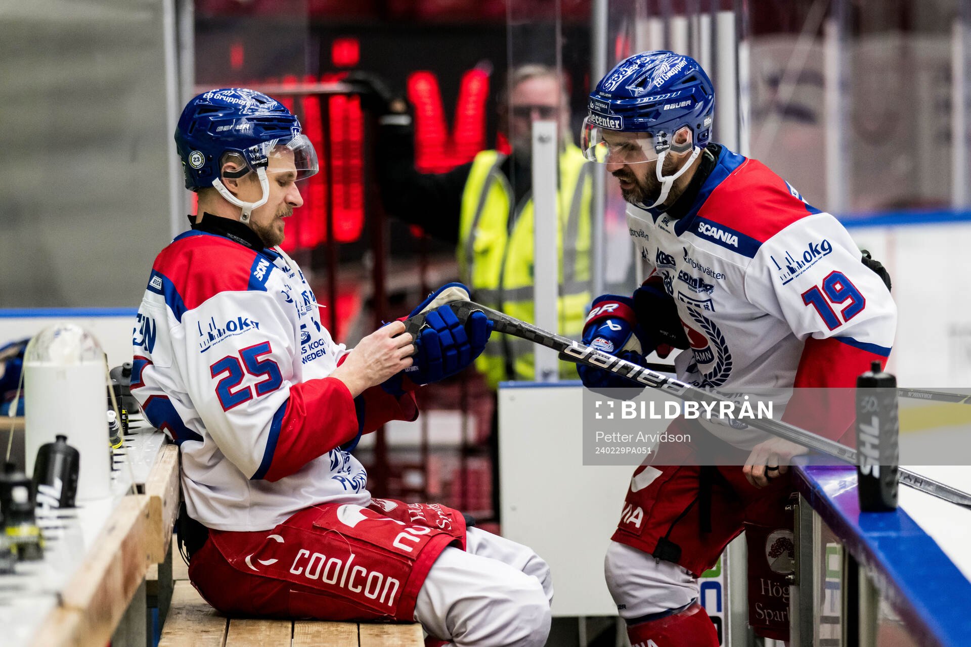 Oskarshamns Johannes Salmonsson och Martin Johansson deppar