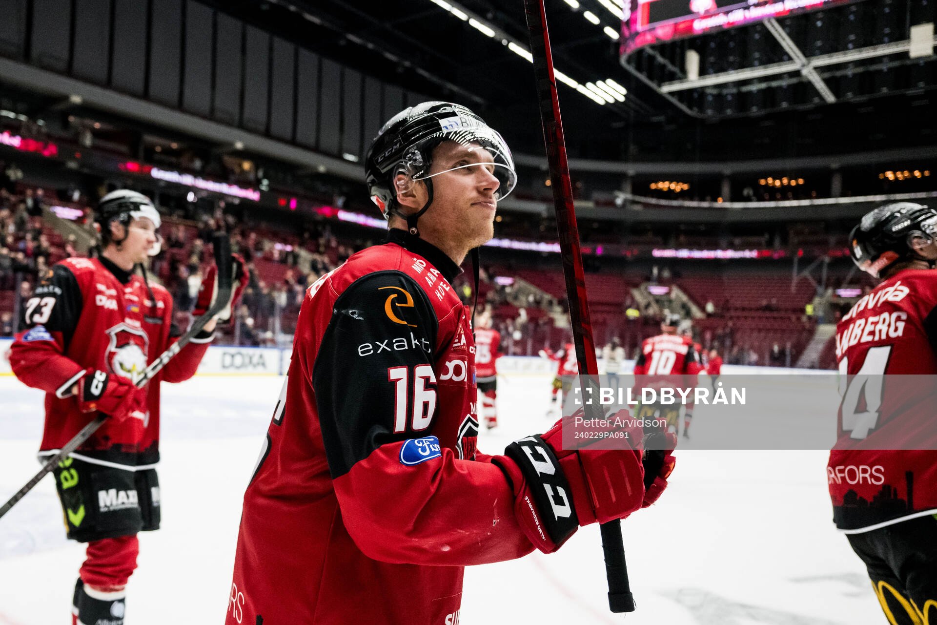Malmö Redhawks Matias Lassen jublar