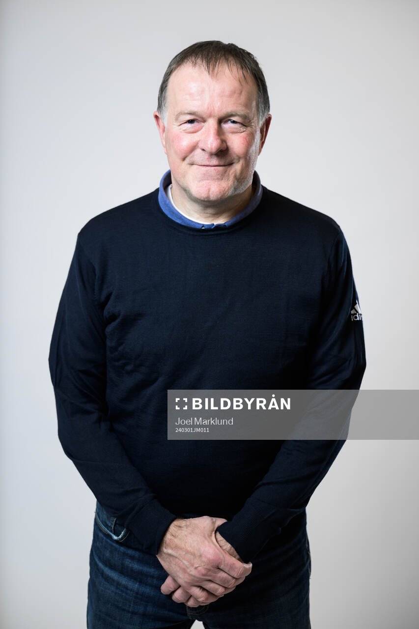 Assistant coach Remy Reijnierse of the Swedish national football team poses for a portrait on March 1, 2024 in Stockholm. 