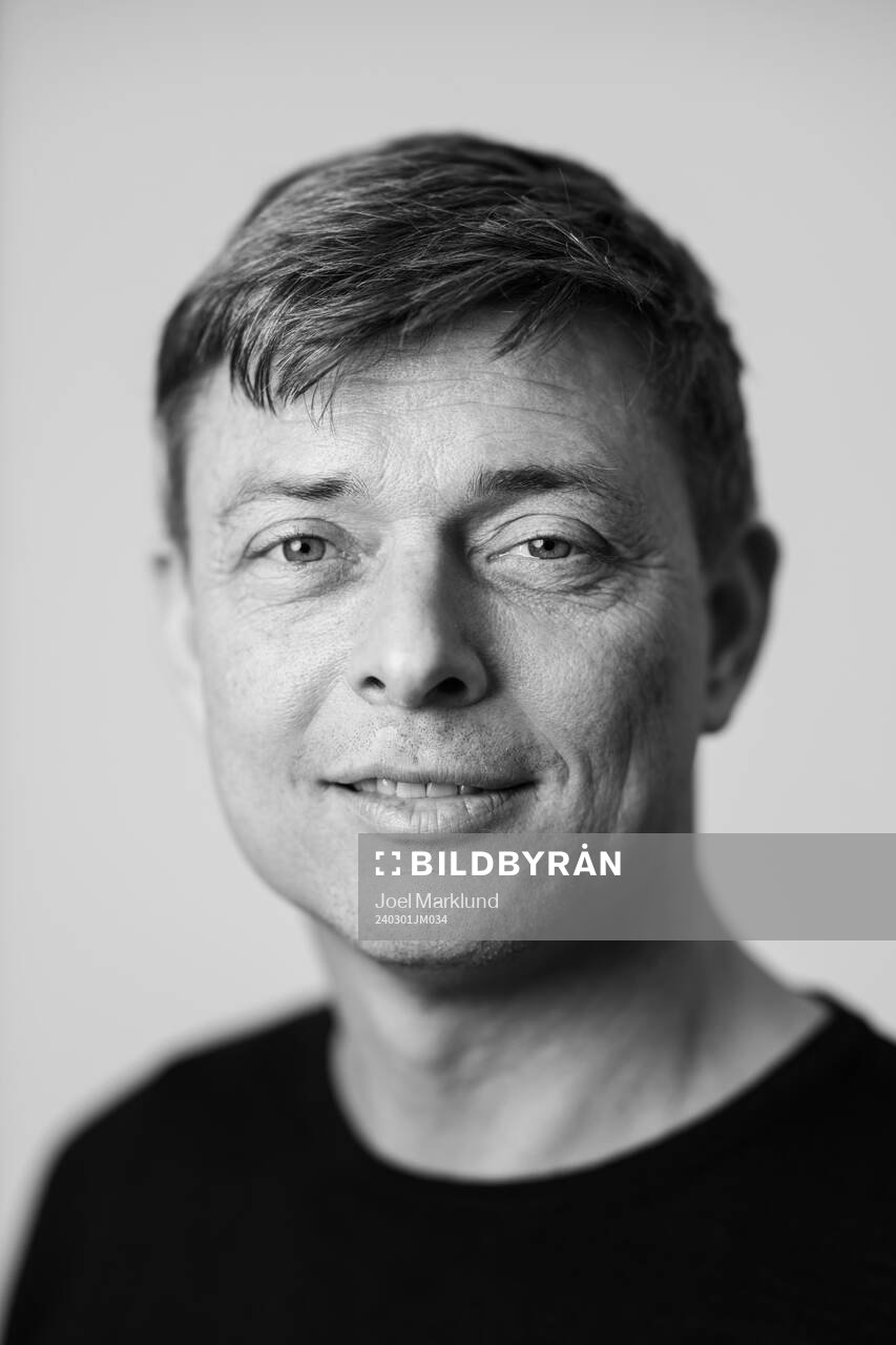 Jon Dahl Tomasson, head coach of the Swedish national football team, poses for a portrait on March 1, 2024 in Stockholm. 