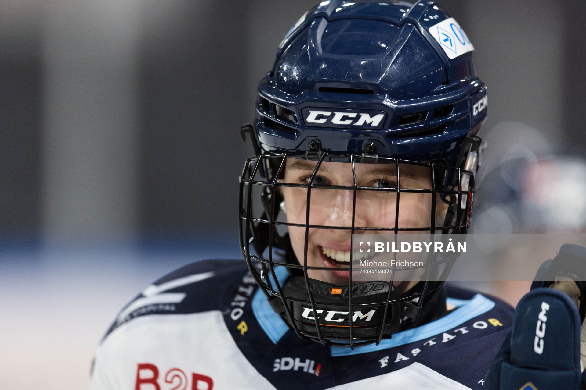 Djurgårdens Tereza Plosova jublar