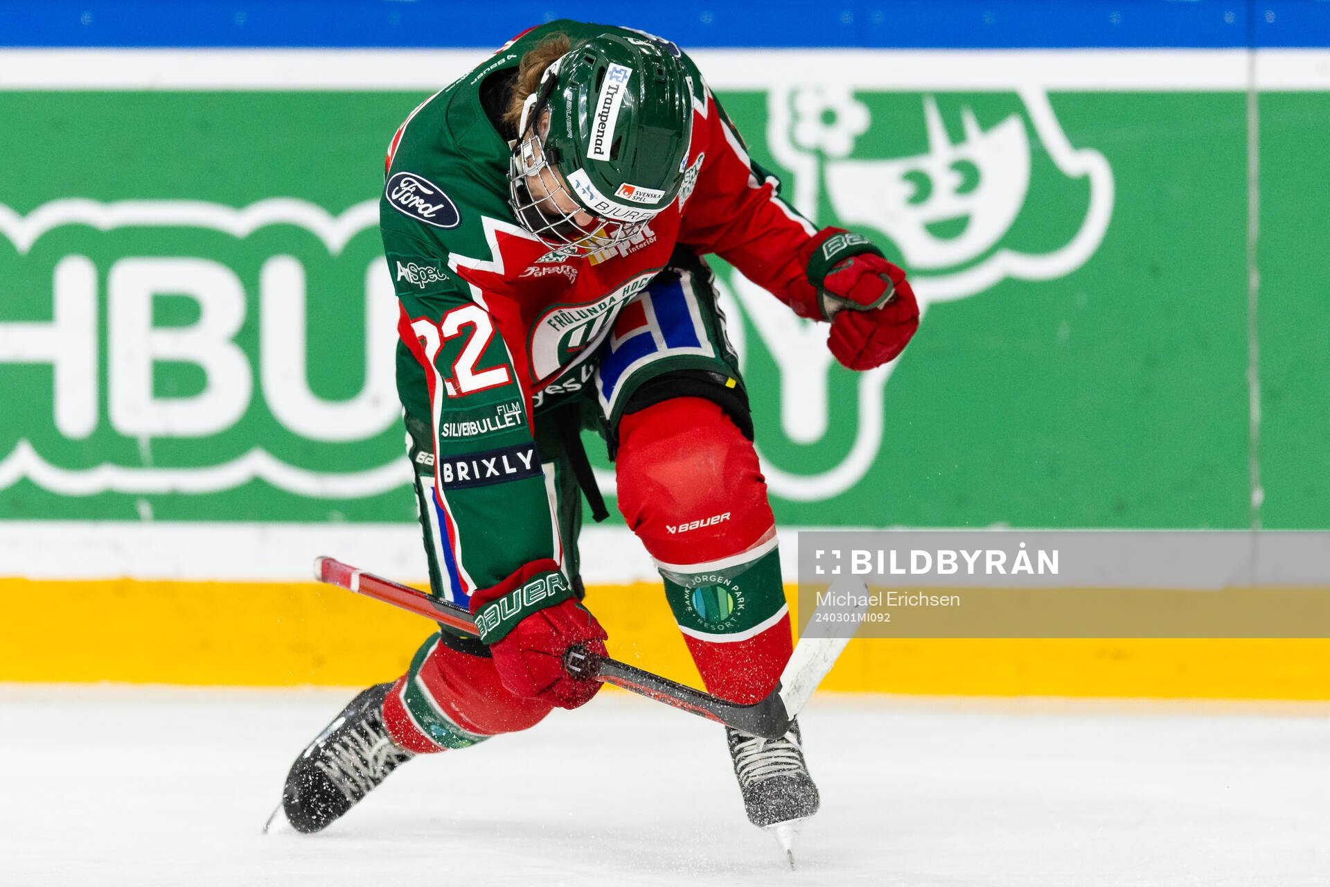 Frölundas Andrea Dalen jublar