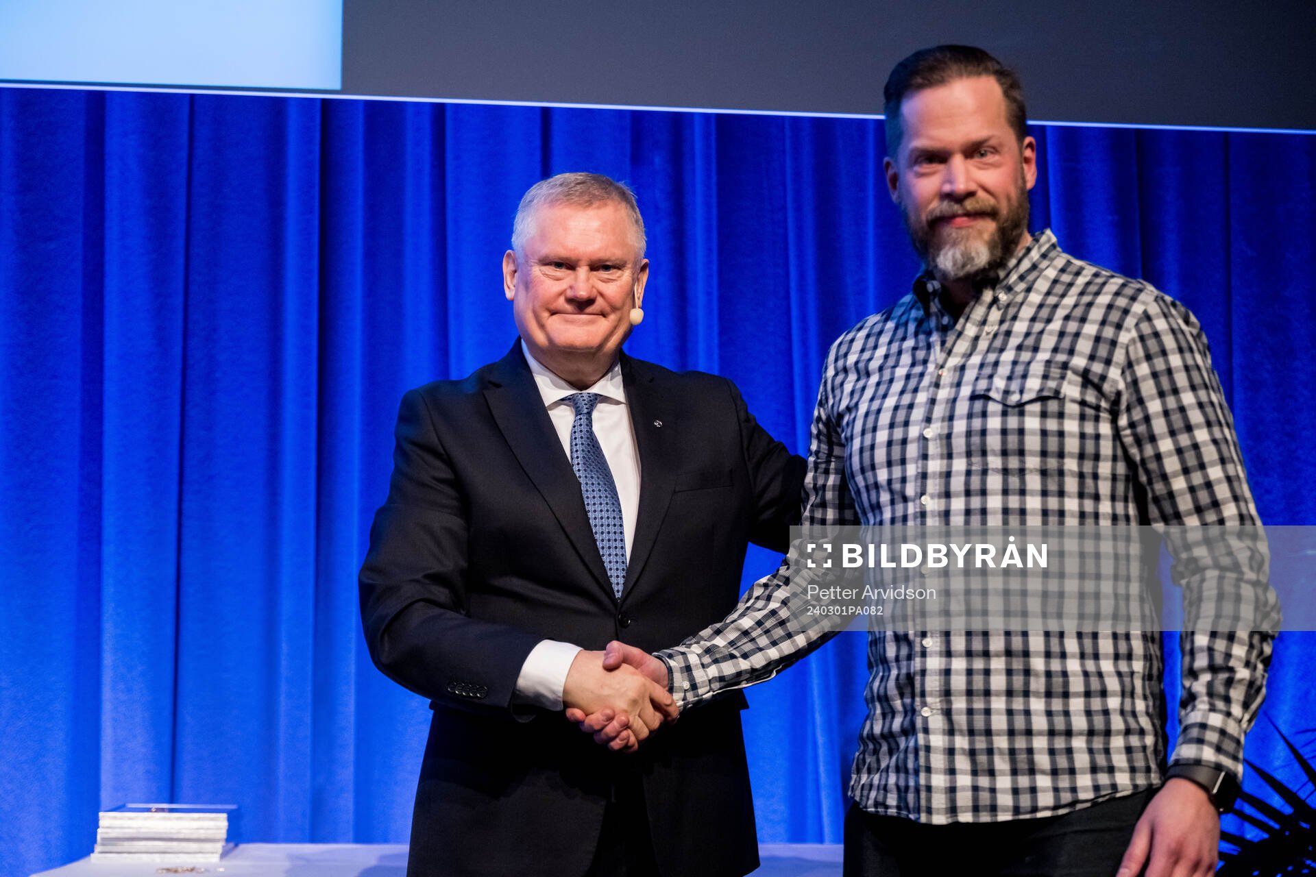 Malmö FFs ordförande Anders Pålsson uppmärksammar