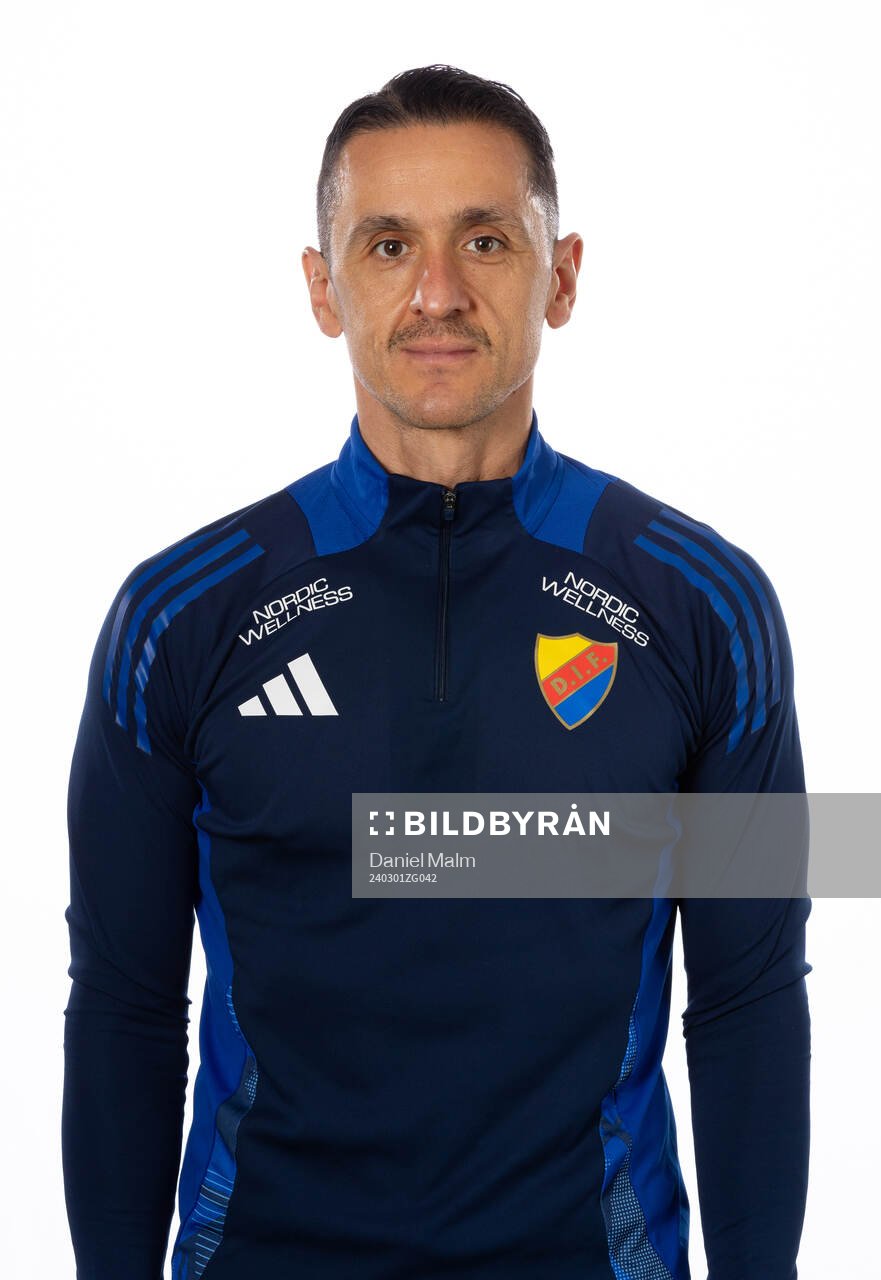 Djurgårdens målvaktstränare Nikos Gkoulios
