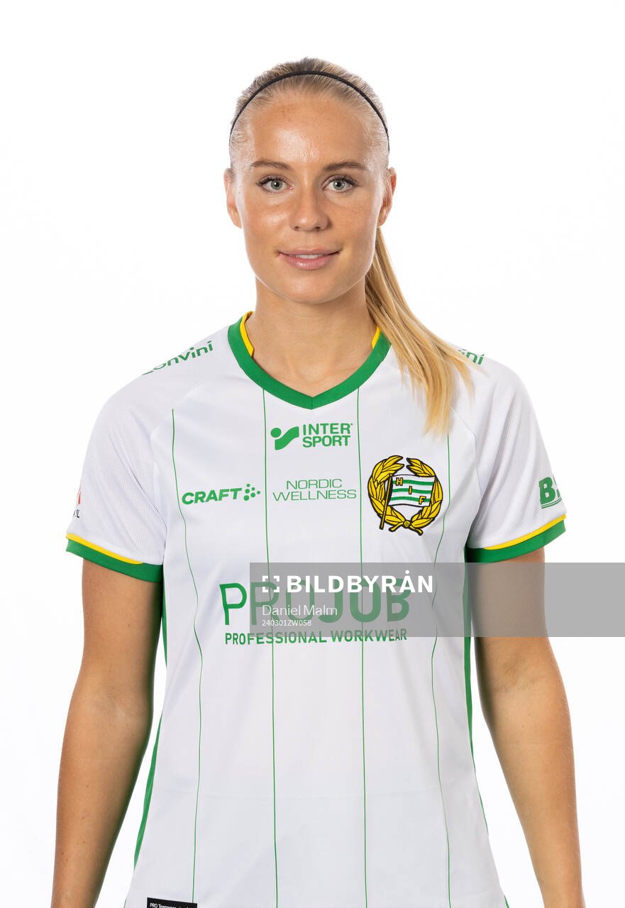 Hammarbys Stina Lennartsson poserar för ett porträtt den 1 mars 2024 i Stockholm.