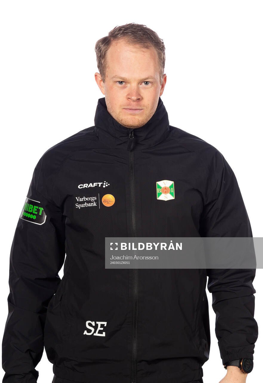 Varbergs fystränare Sebastian Eriksson