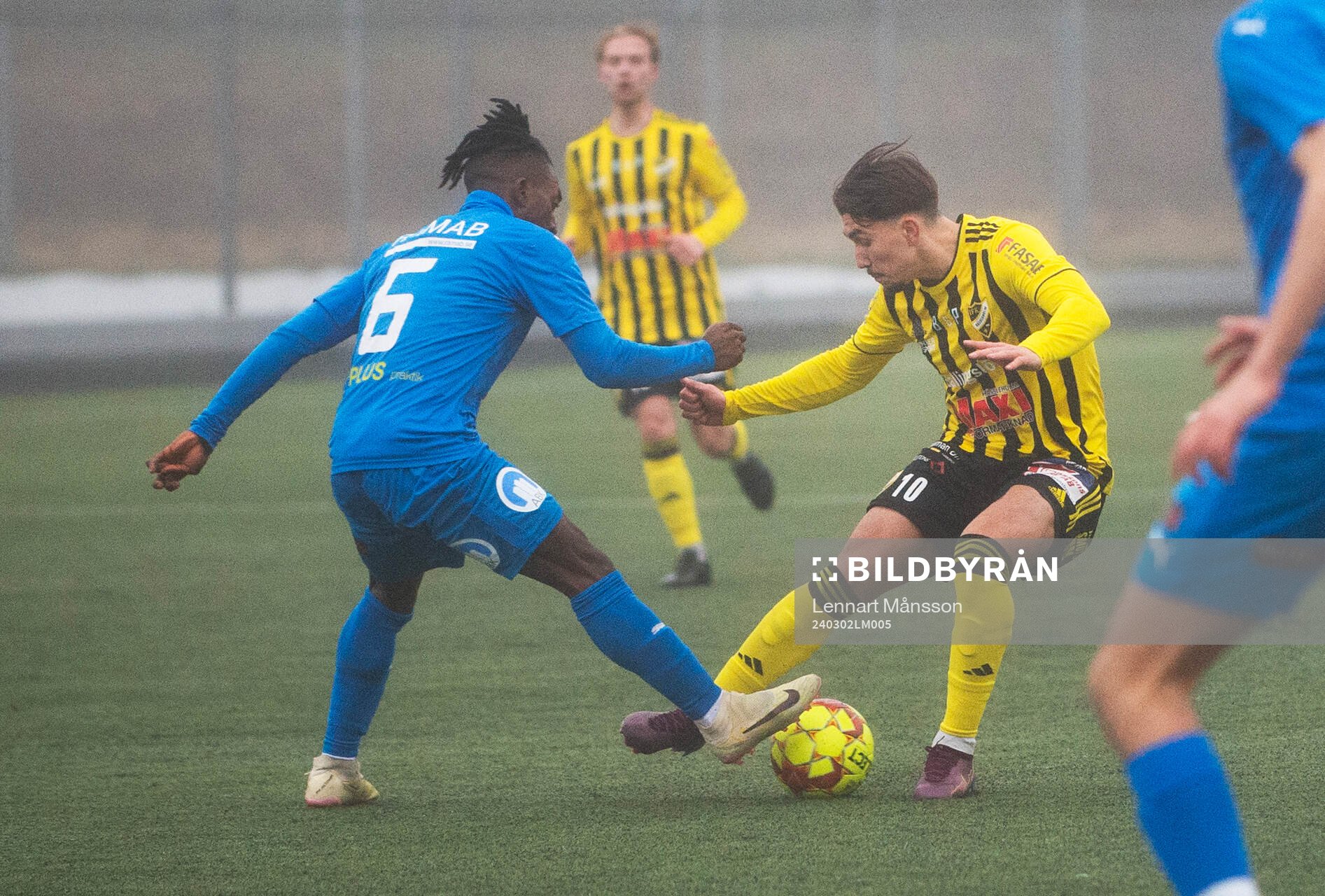 IFK Hässleholms Alen Zahirovic i träningsmatchen mellan