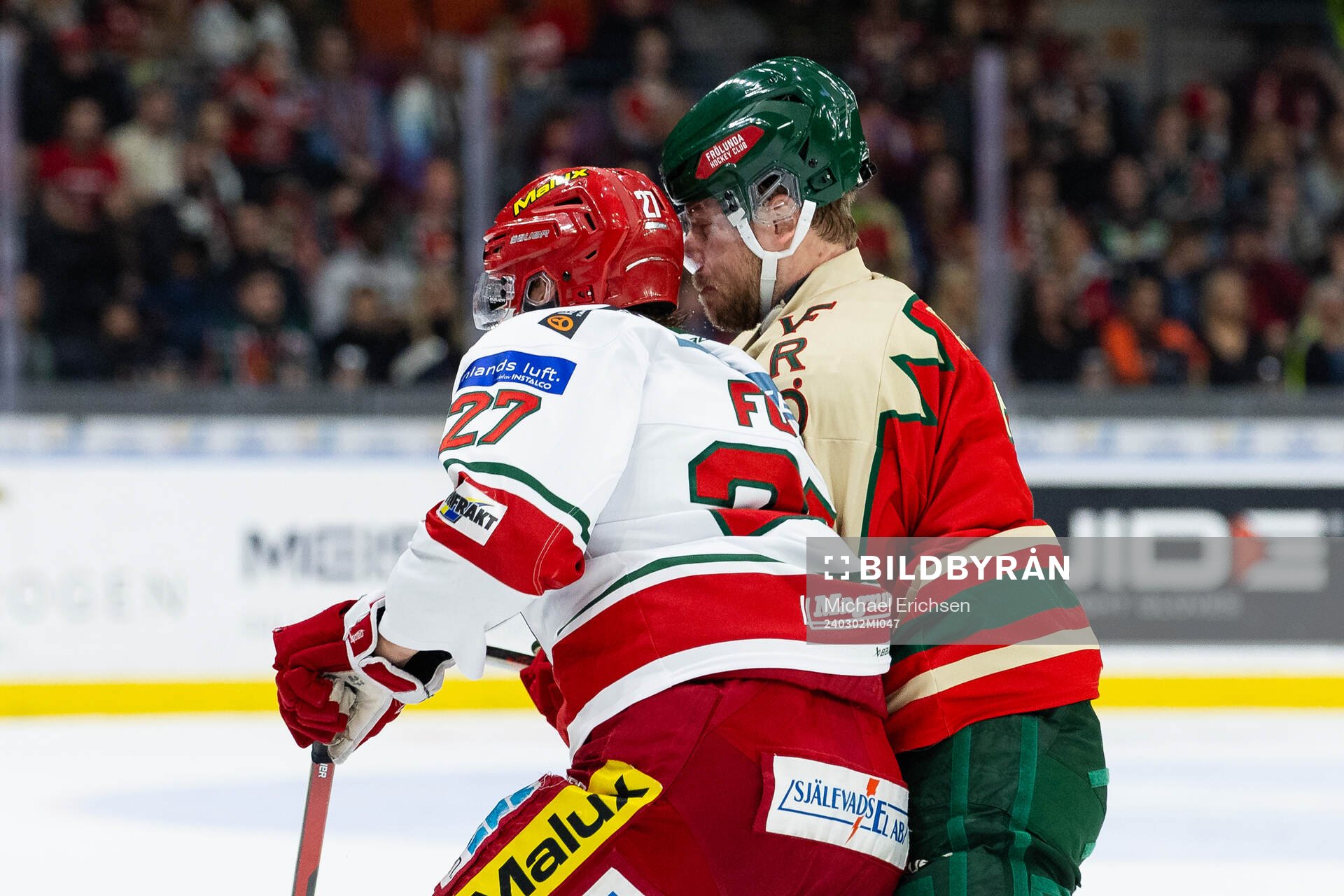 Frölundas Christian Folin och MoDos Niklas Folin