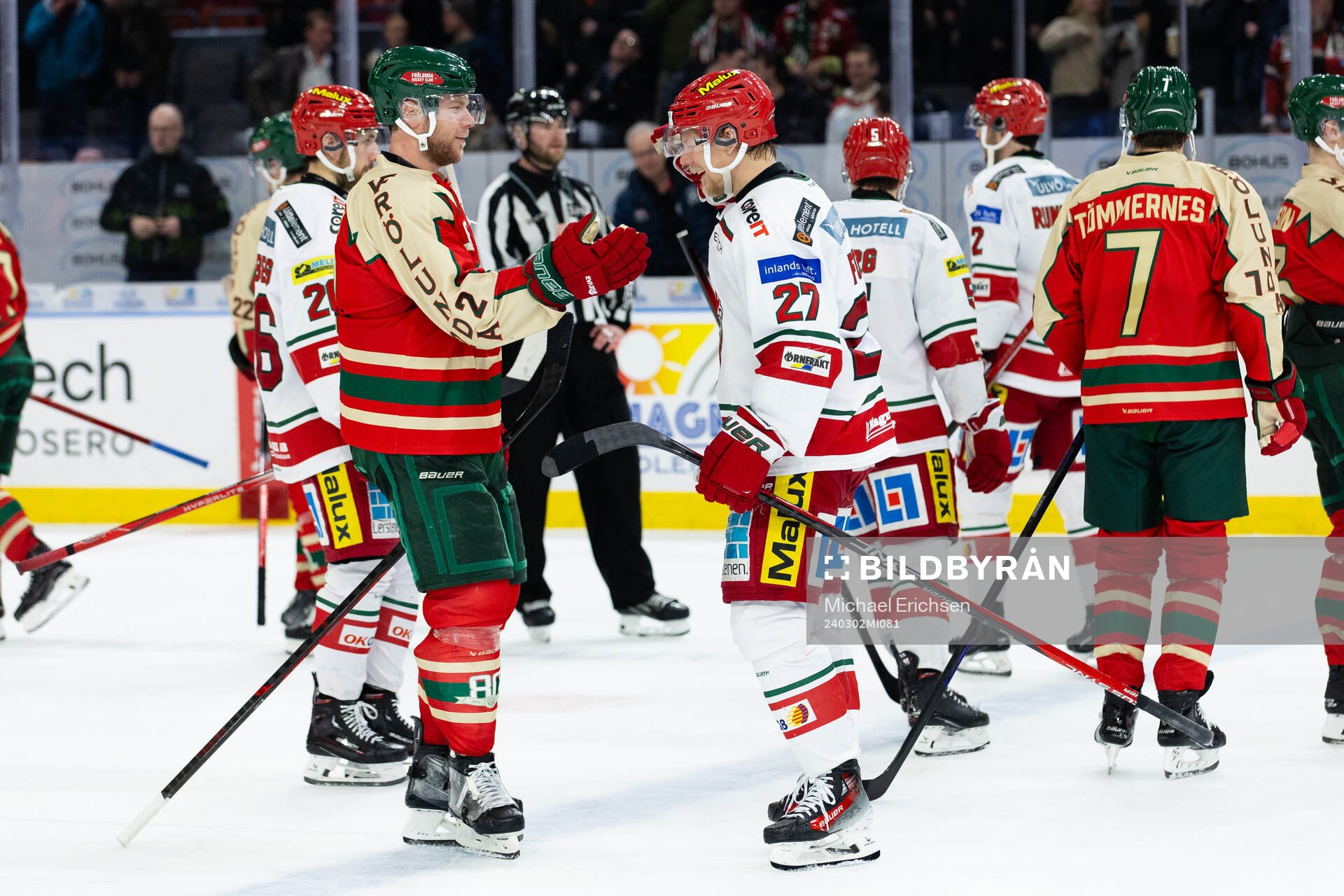 Frölundas Christian Folin och hans broder, MoDos Niklas