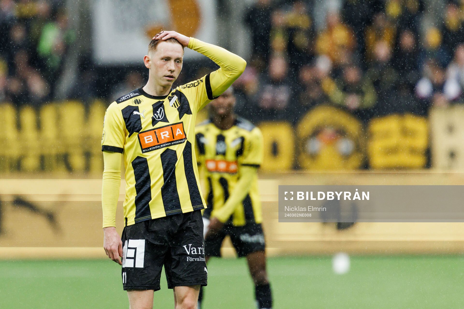 BK Häckens Julius Lindberg deppar
