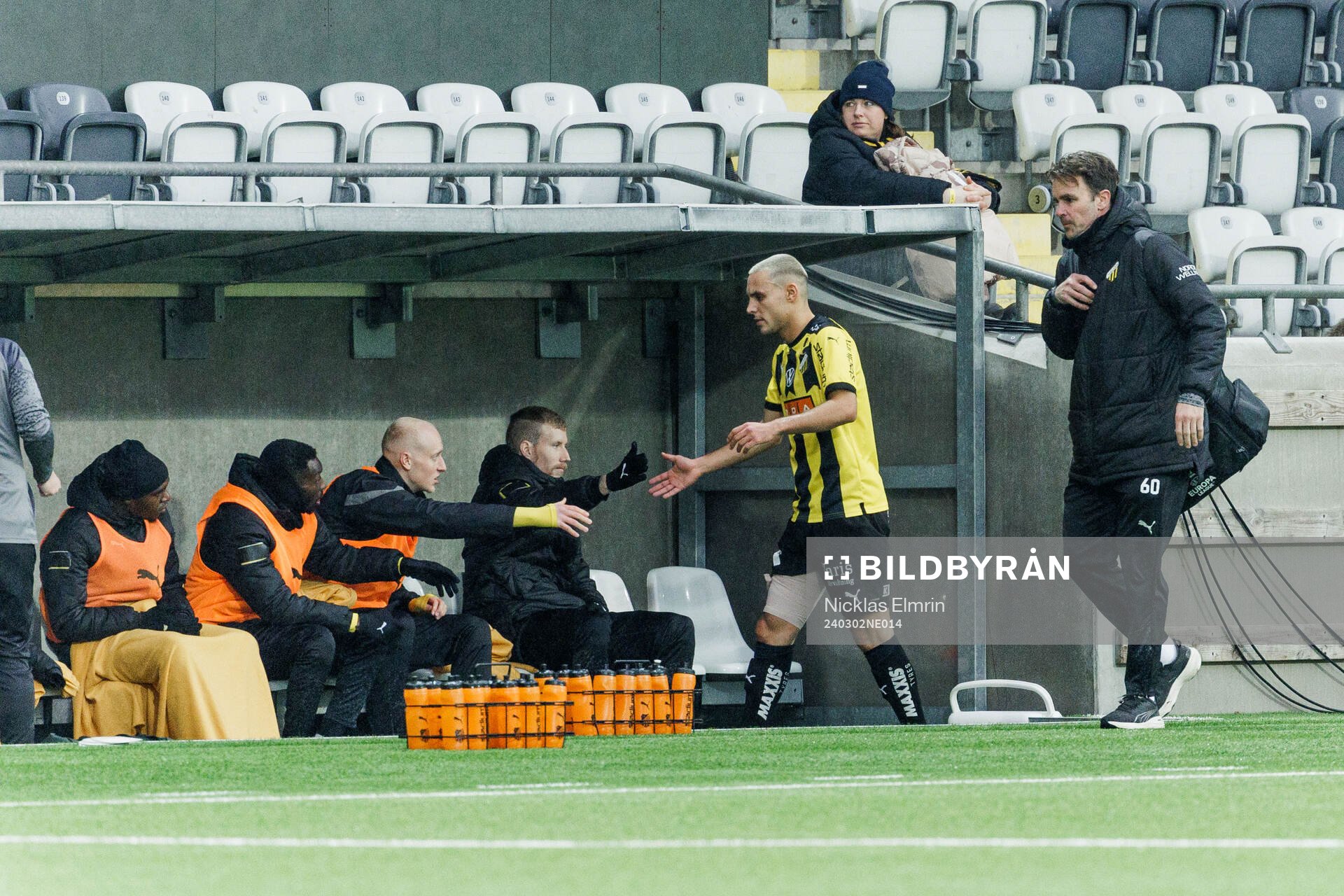 BK Häckens Ali Youssef utgår skadad