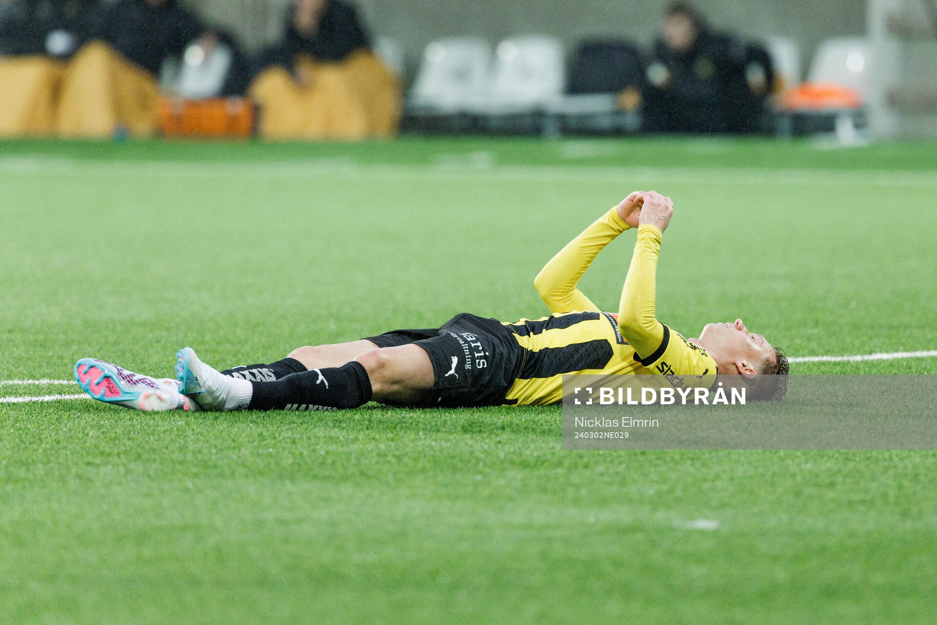 BK Häckens Julius Lindberg deppar