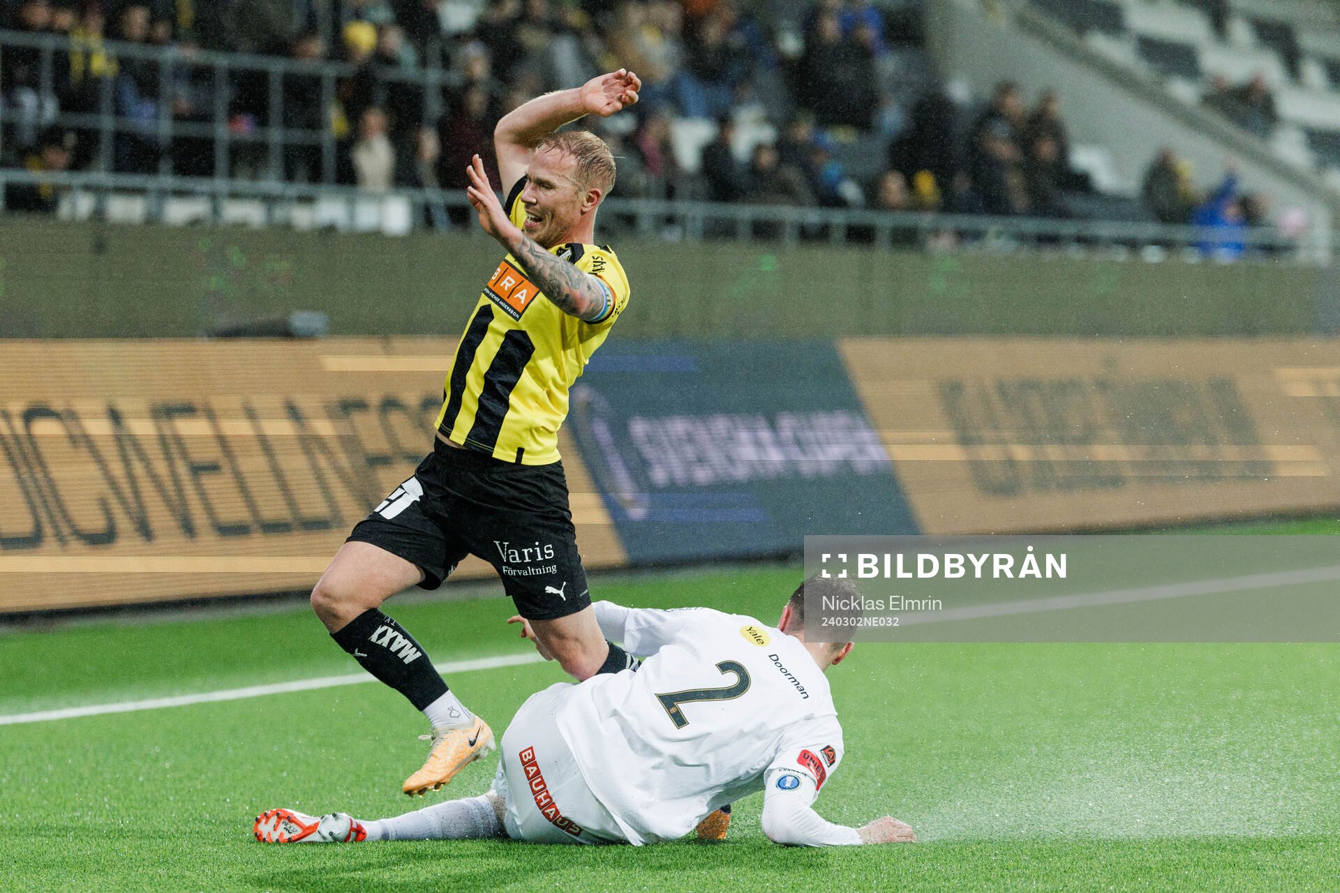 BK Häckens Mikkel Rygaard Jensen och Brommapojkarnas
