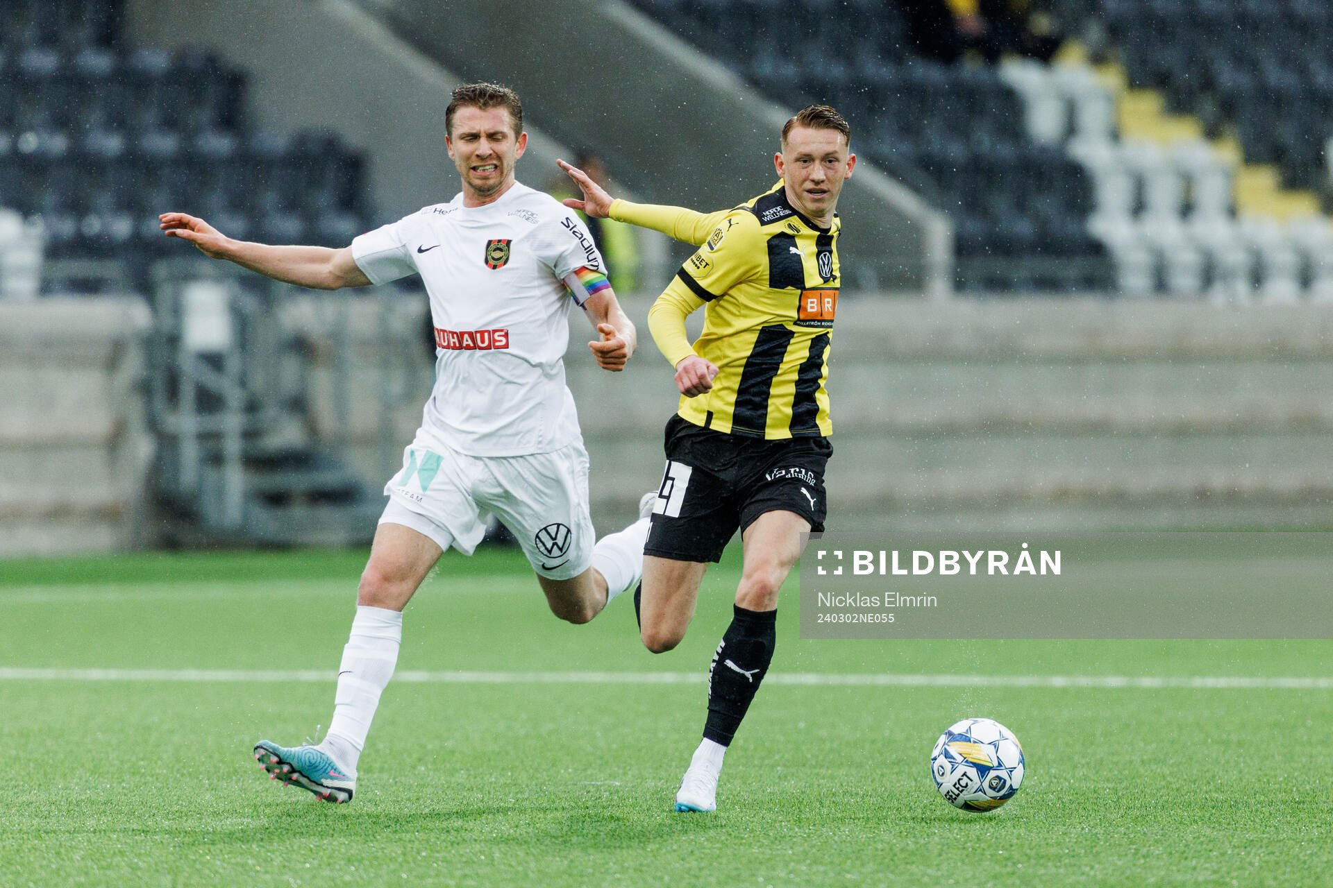 Brommapojkarnas Ludvig Fritzson och BK Häckens Julius