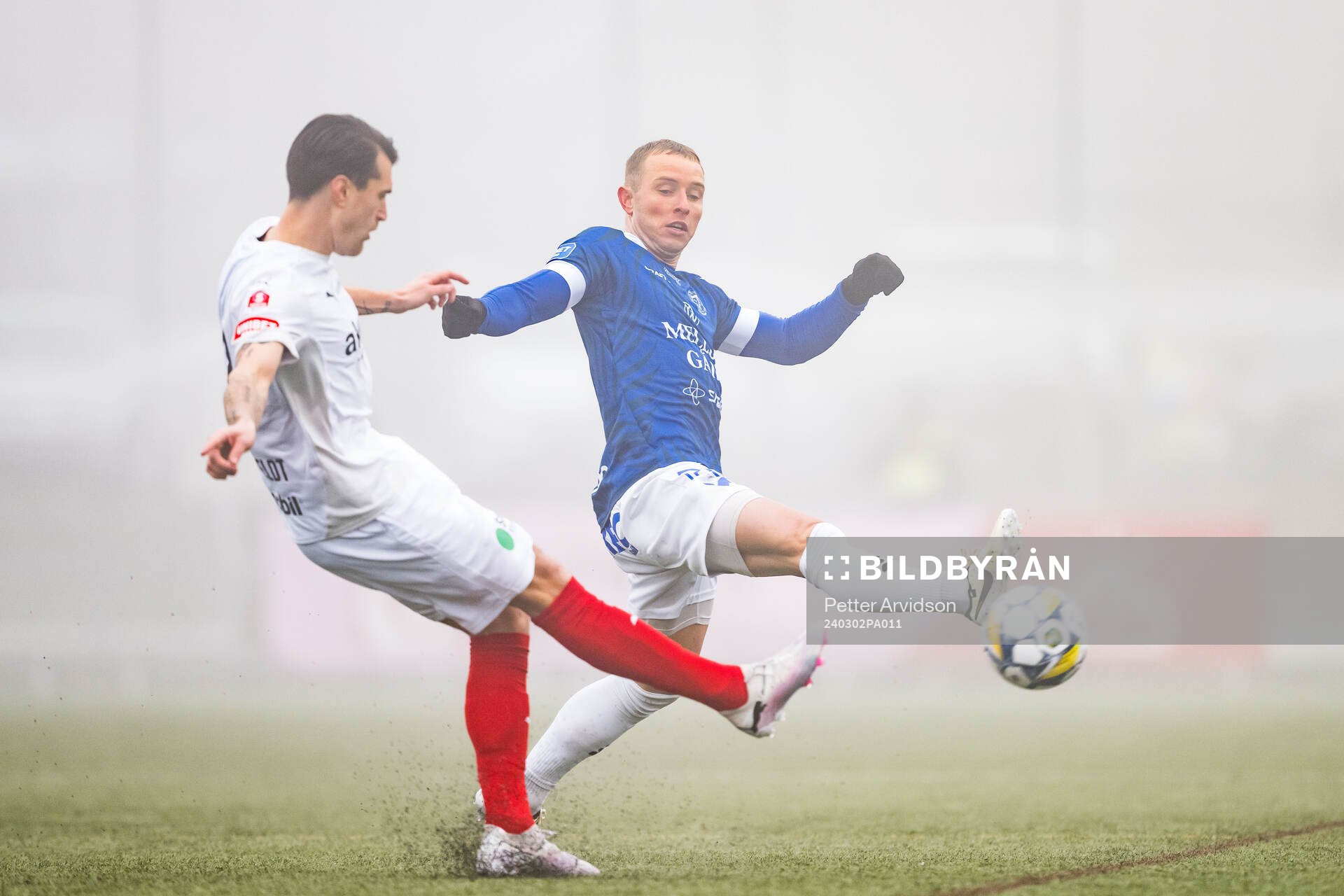 Helsingborgs Jon Birkfeldt och Trelleborgs Pierre Dahlin