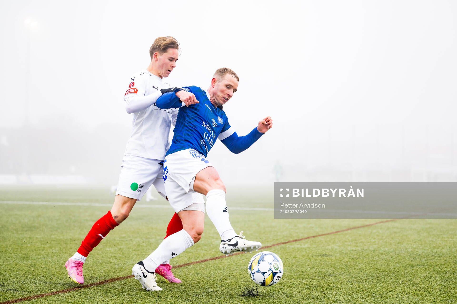 Helsingborgs Simon Bengtsson och Trelleborgs Pierre Dahlin