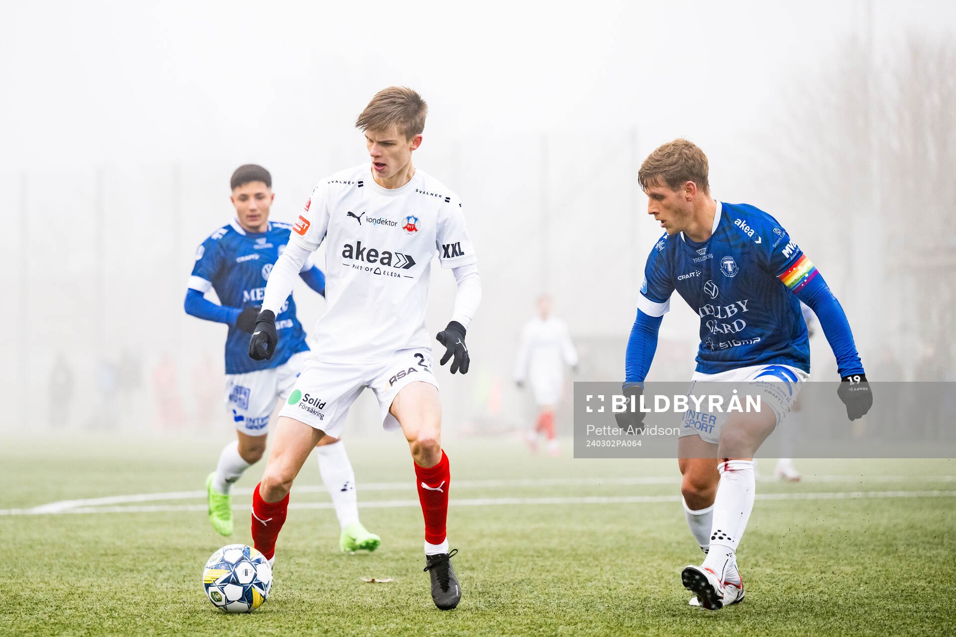 Helsingborgs Adrian Svanbäck och Trelleborgs Tobias