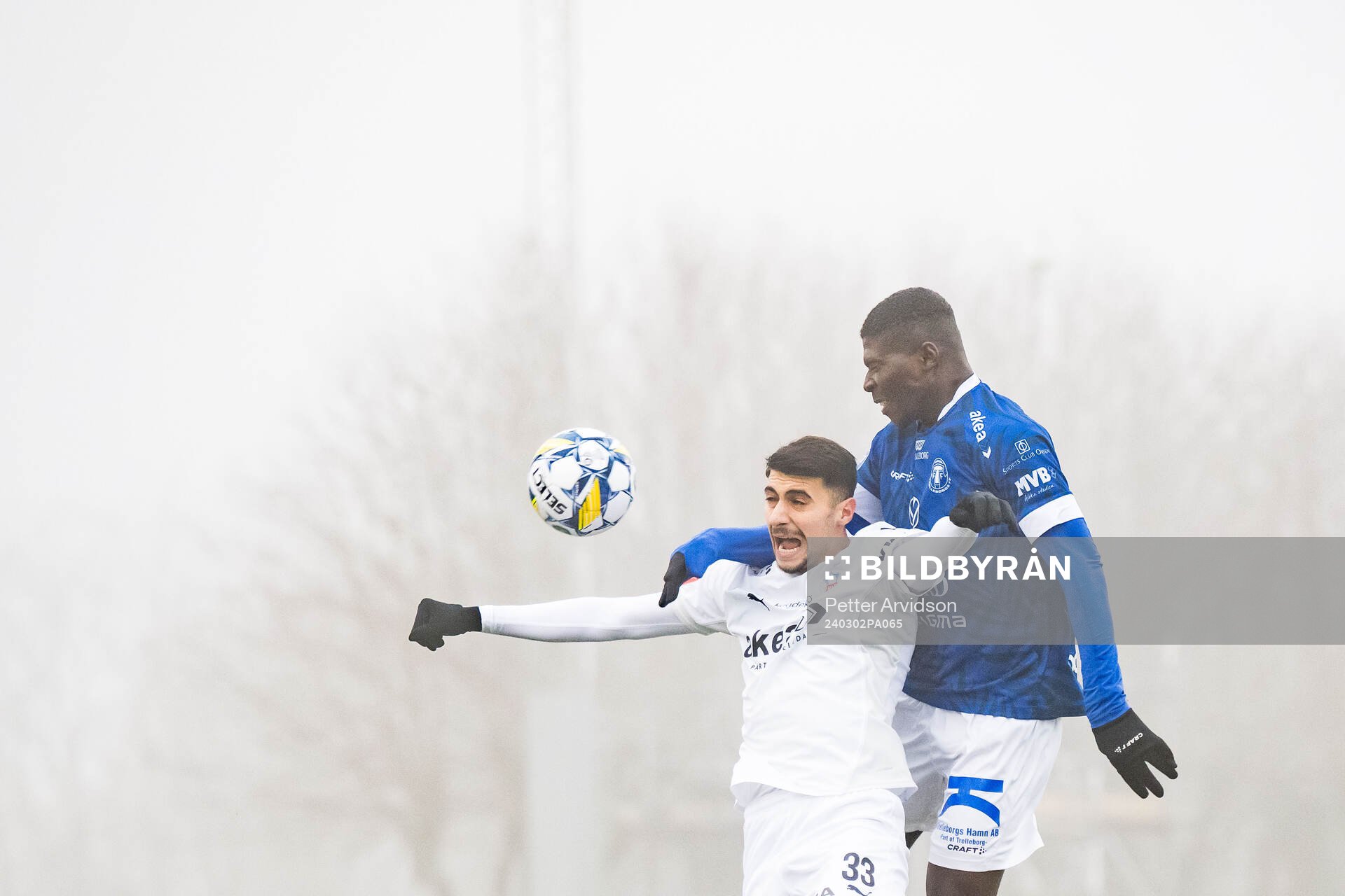 Helsingborgs Amar Muhsin och Trelleborgs Abel Ogwuche