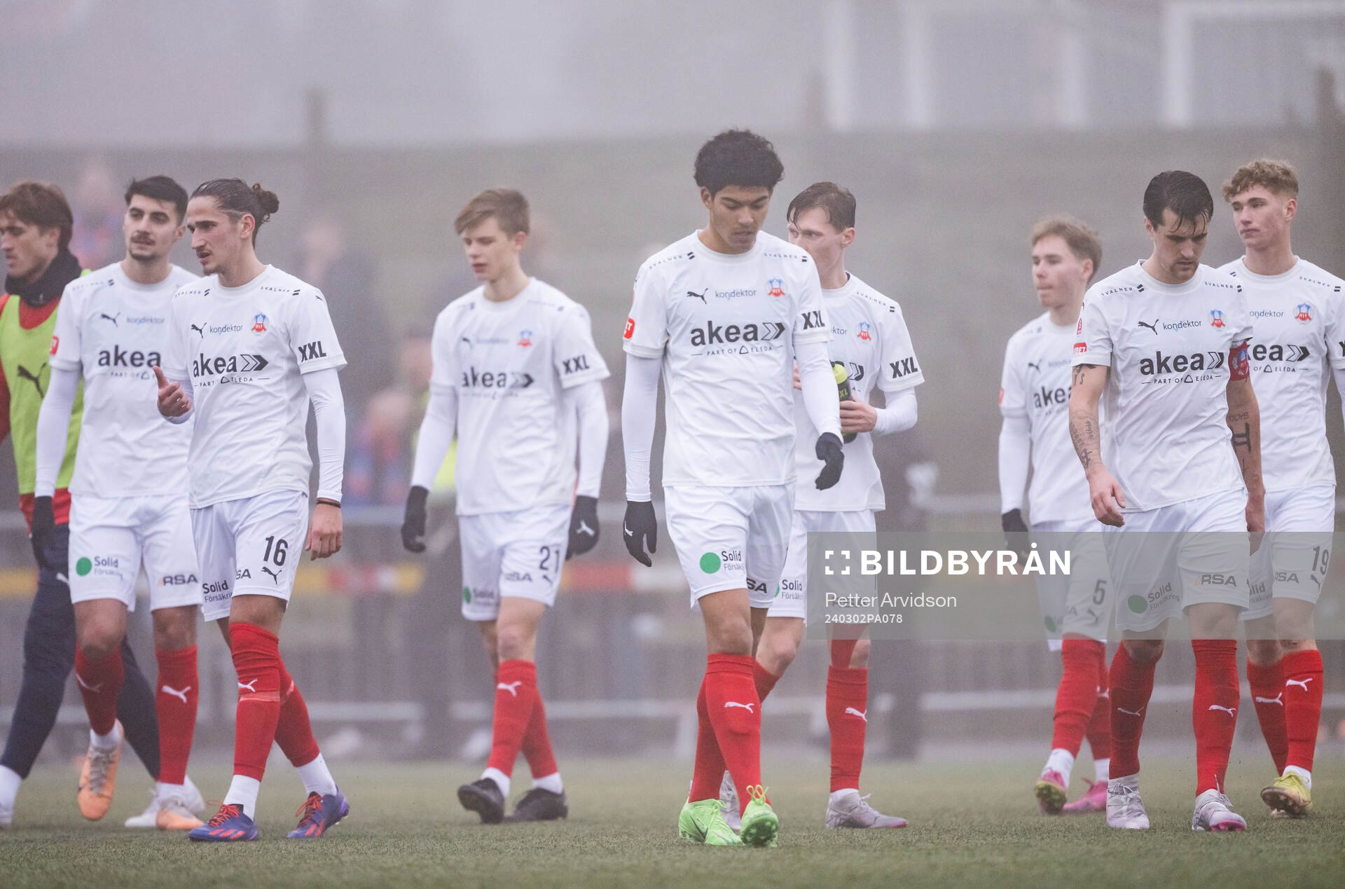 Helsingborgs Milan Silva Rasmussen och Jon Birkfeldt deppar