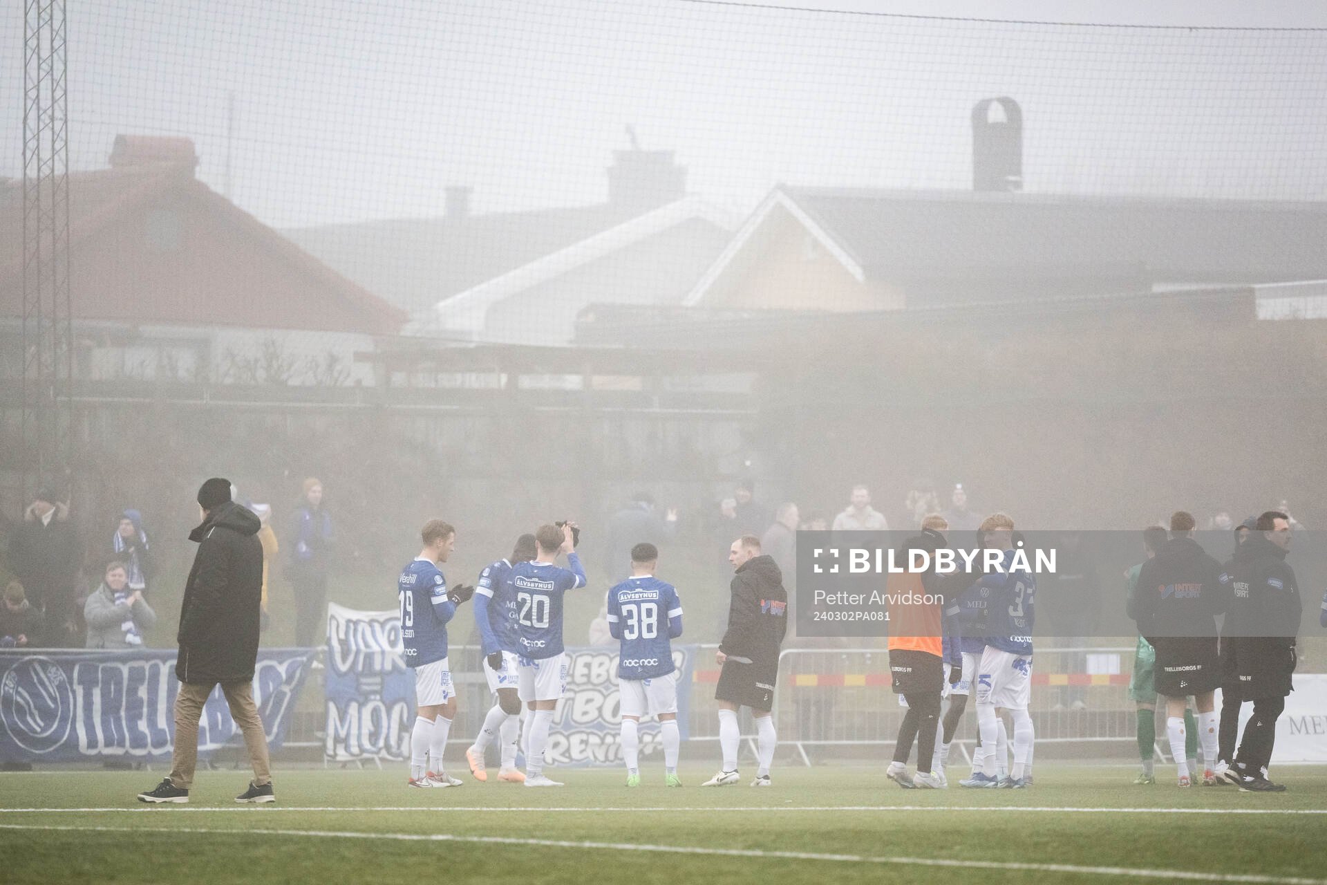 Trelleborgs spelare tackar sina supportrar