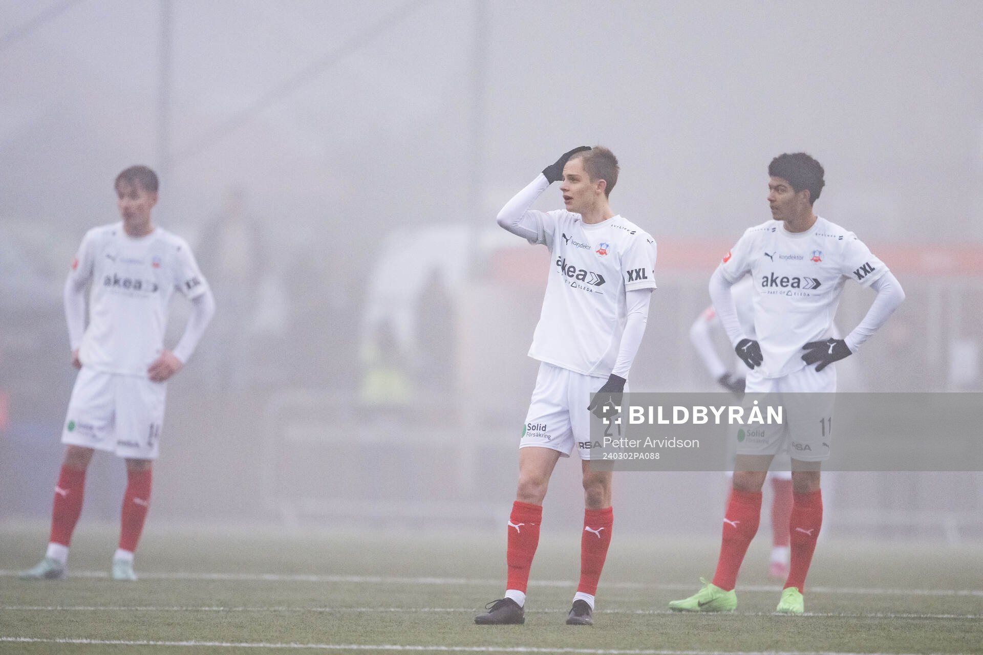 Helsingborgs Adrian Svanbäck och Milan Silva Rasmussen