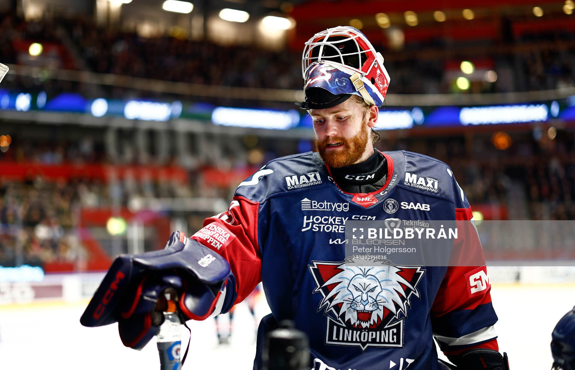 Linköpings målvakt Marcus Högberg