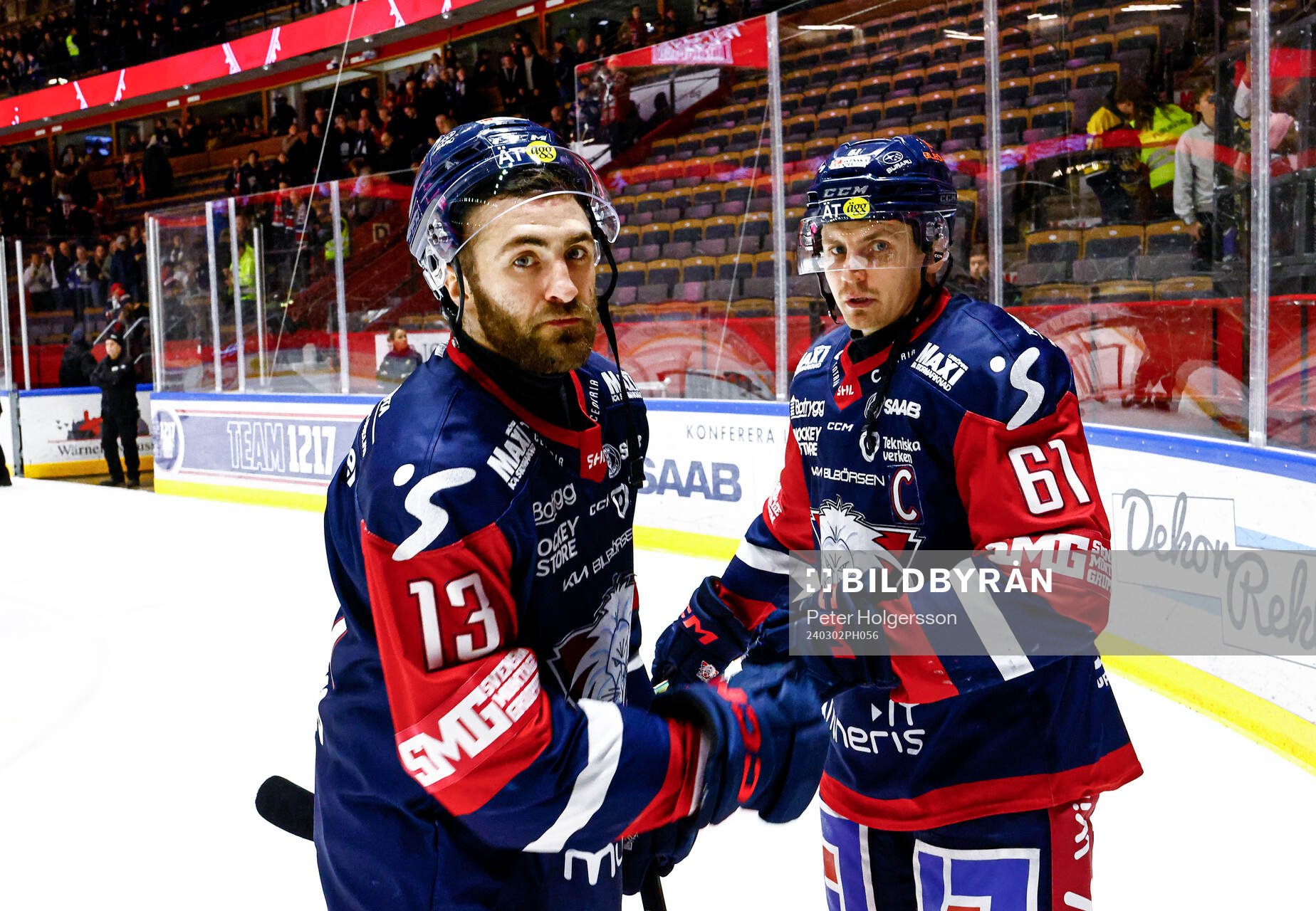 Linköpings Anthony Greco och Linköpings Markus Ljungh