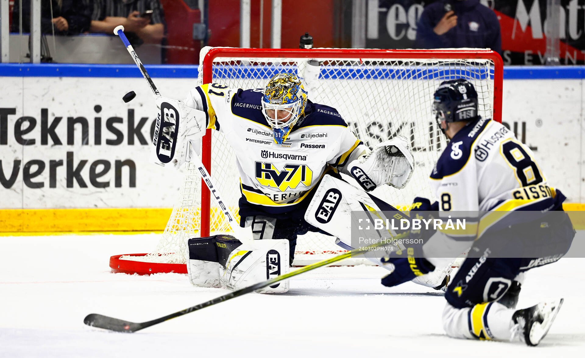 HV71s målvakt Joni Ortio