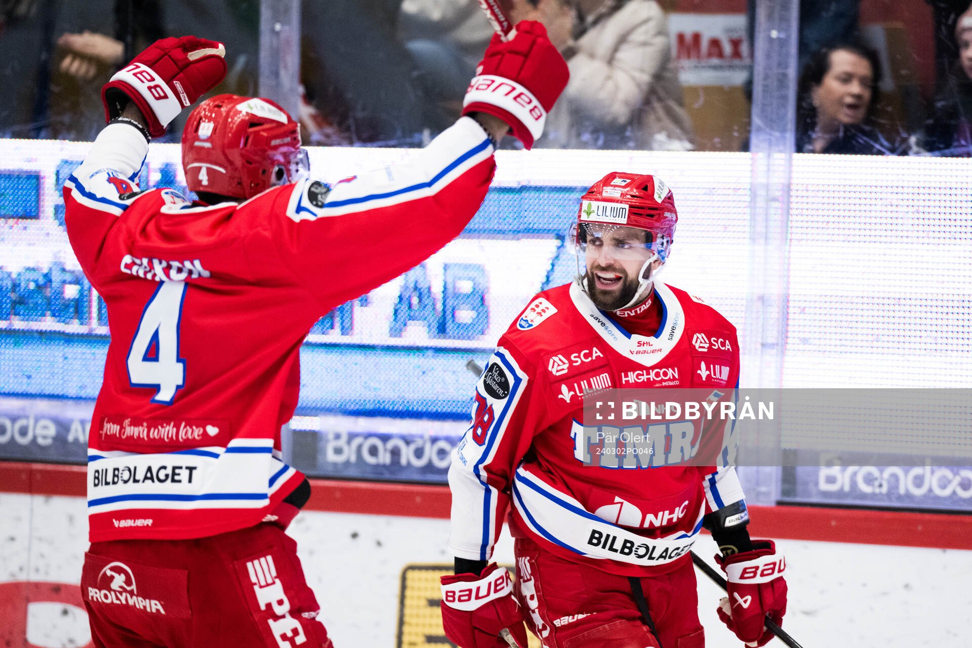 Timrås Robin Hanzl jublar
