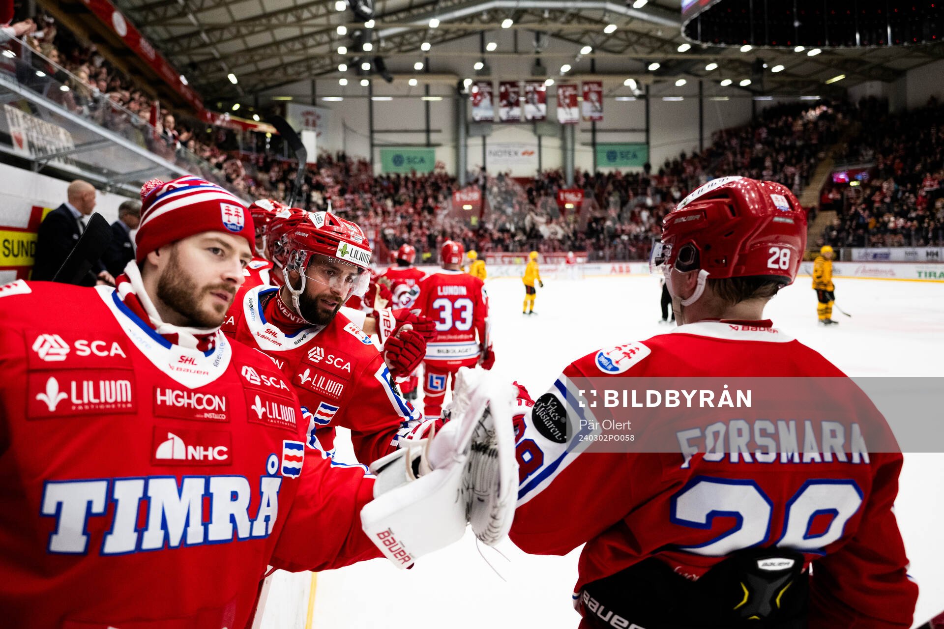 Timrås Robin Hanzl jublar
